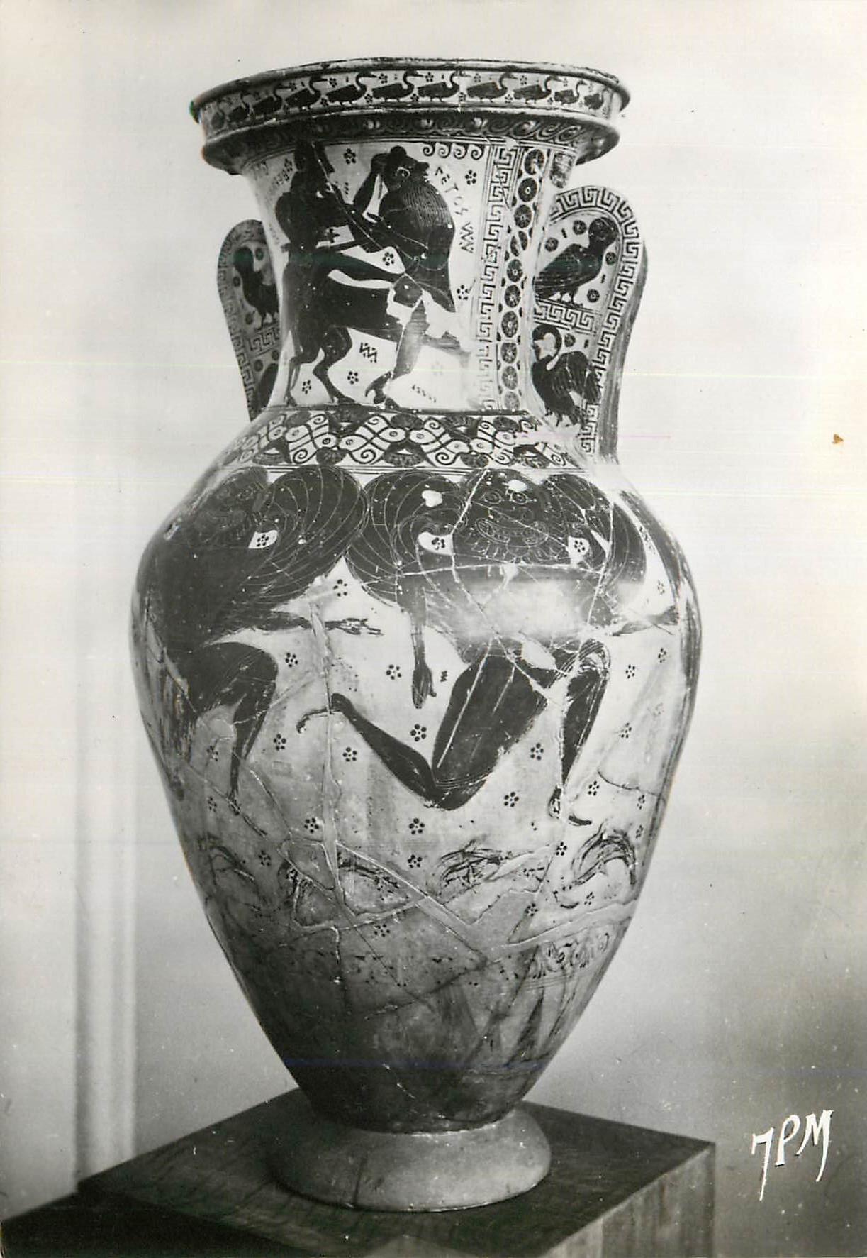 CPM Athenes Musee National Amphore de Nessos