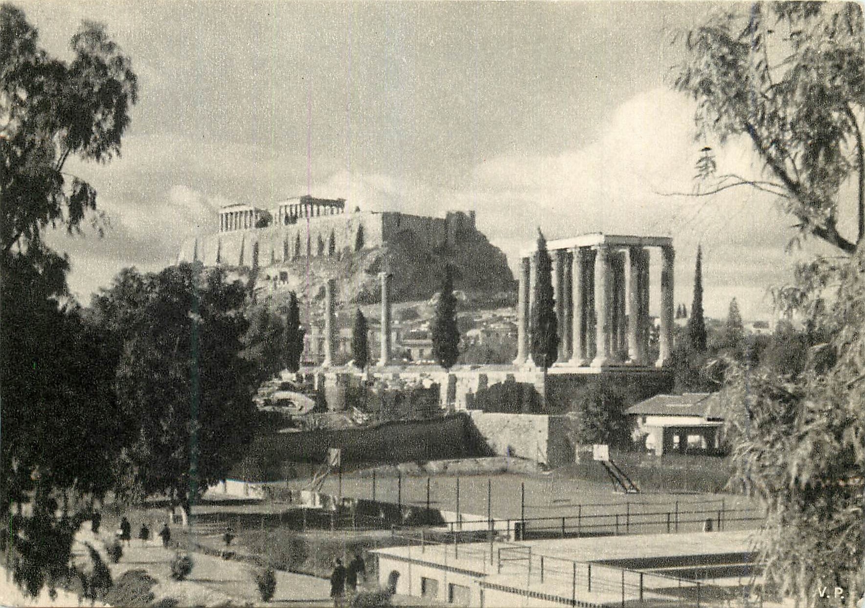 CPM View of the Acropolis and the Temple of Zeus
