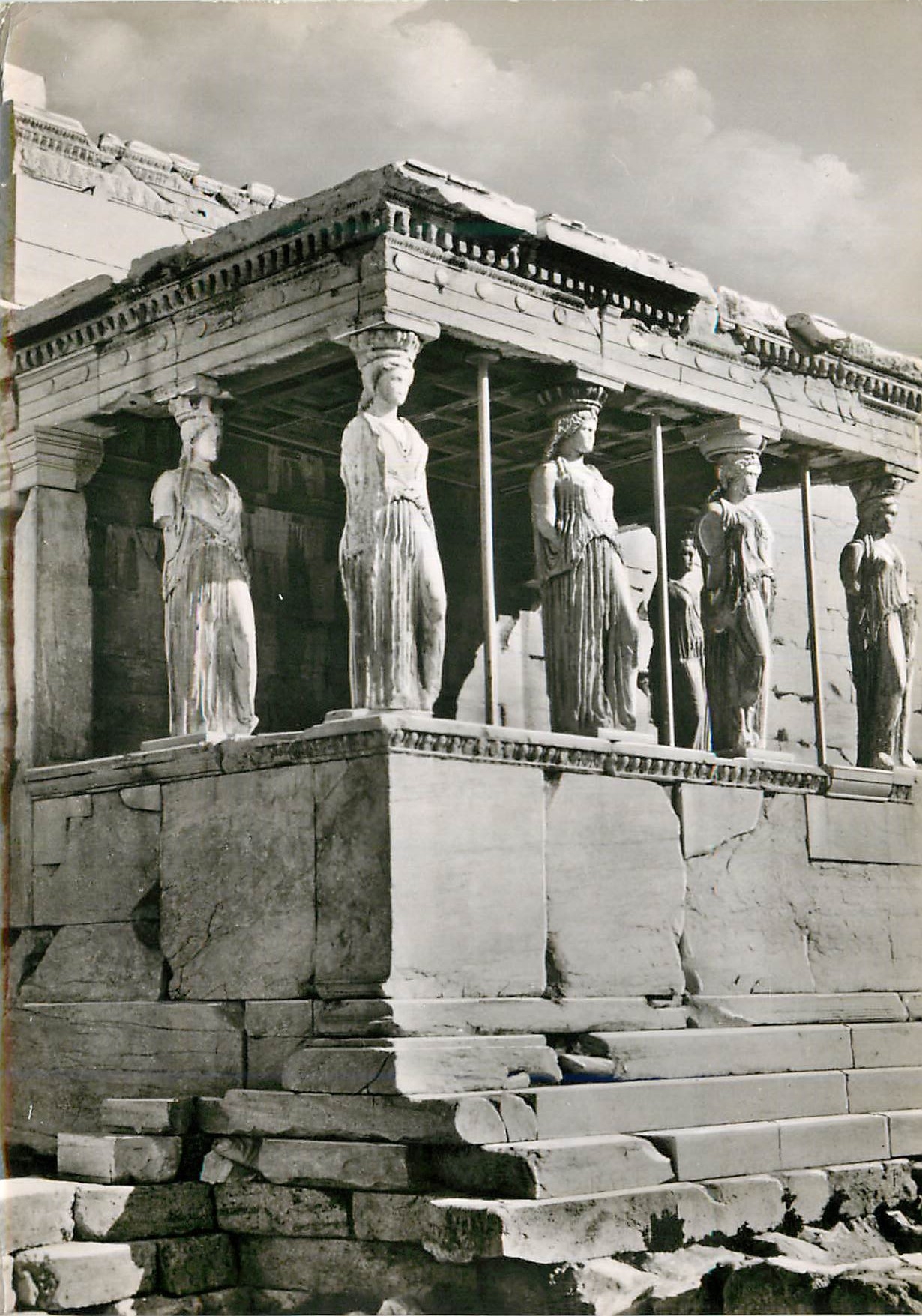 CPM Athens The South Hall of Erechtheion The Coryatides