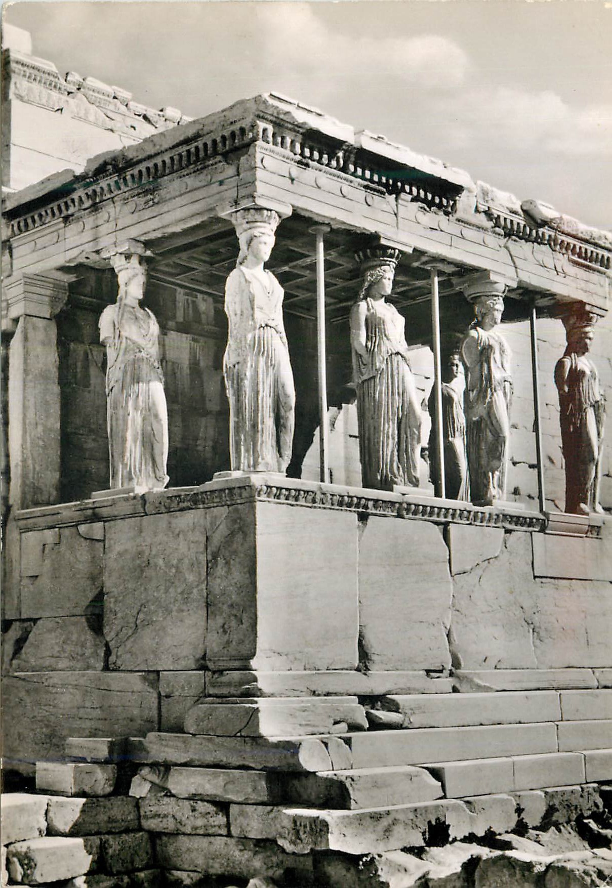 CPM Athens of Erechtheum The Coryatides