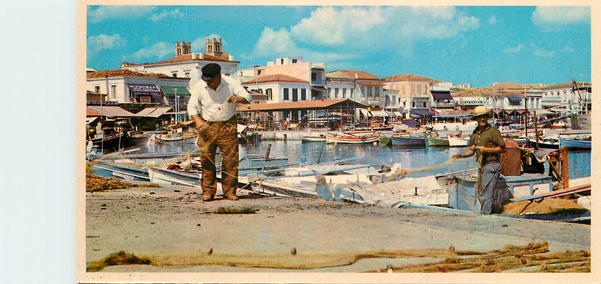 CPM Aegina Pedrika Vue partielle Peche