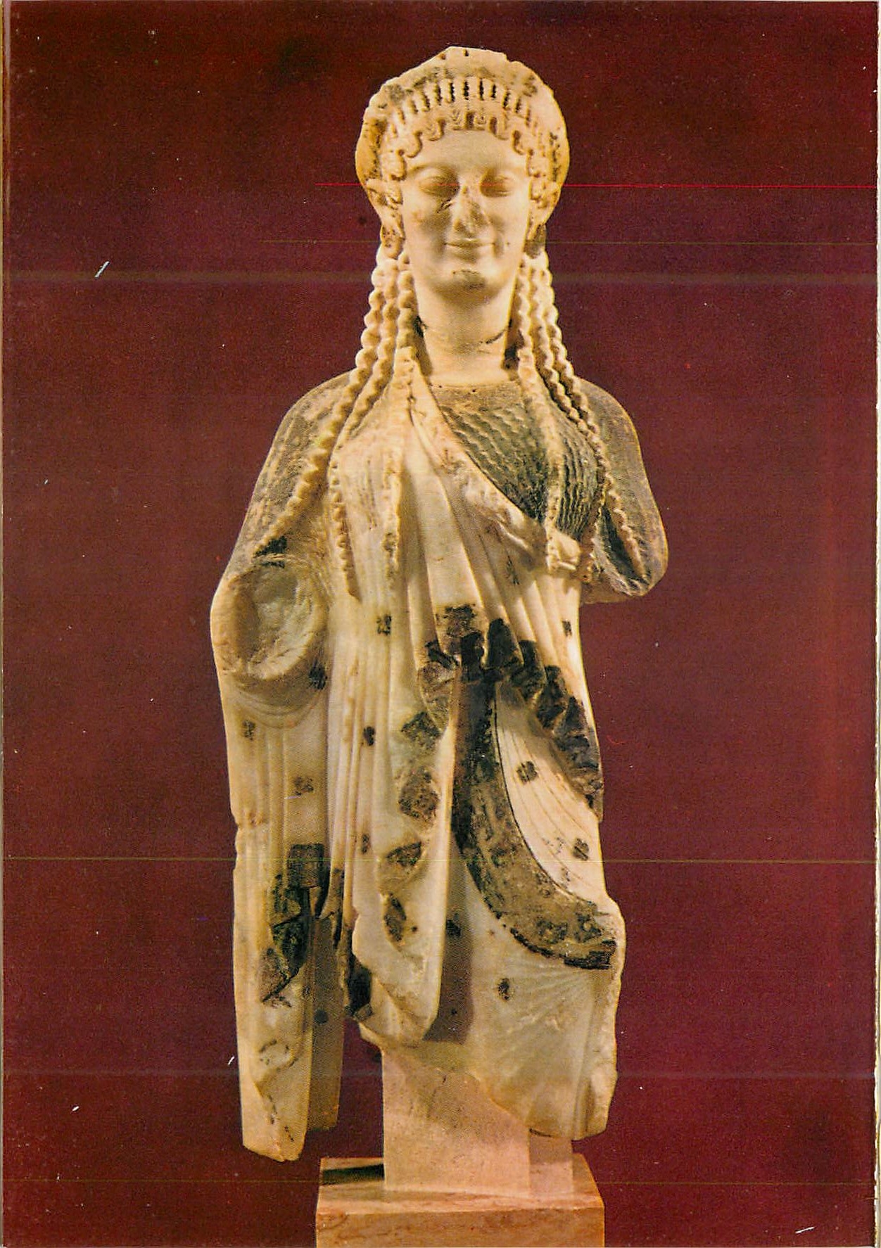 CPM Athenes Musee de l Acropole Kore archaique 