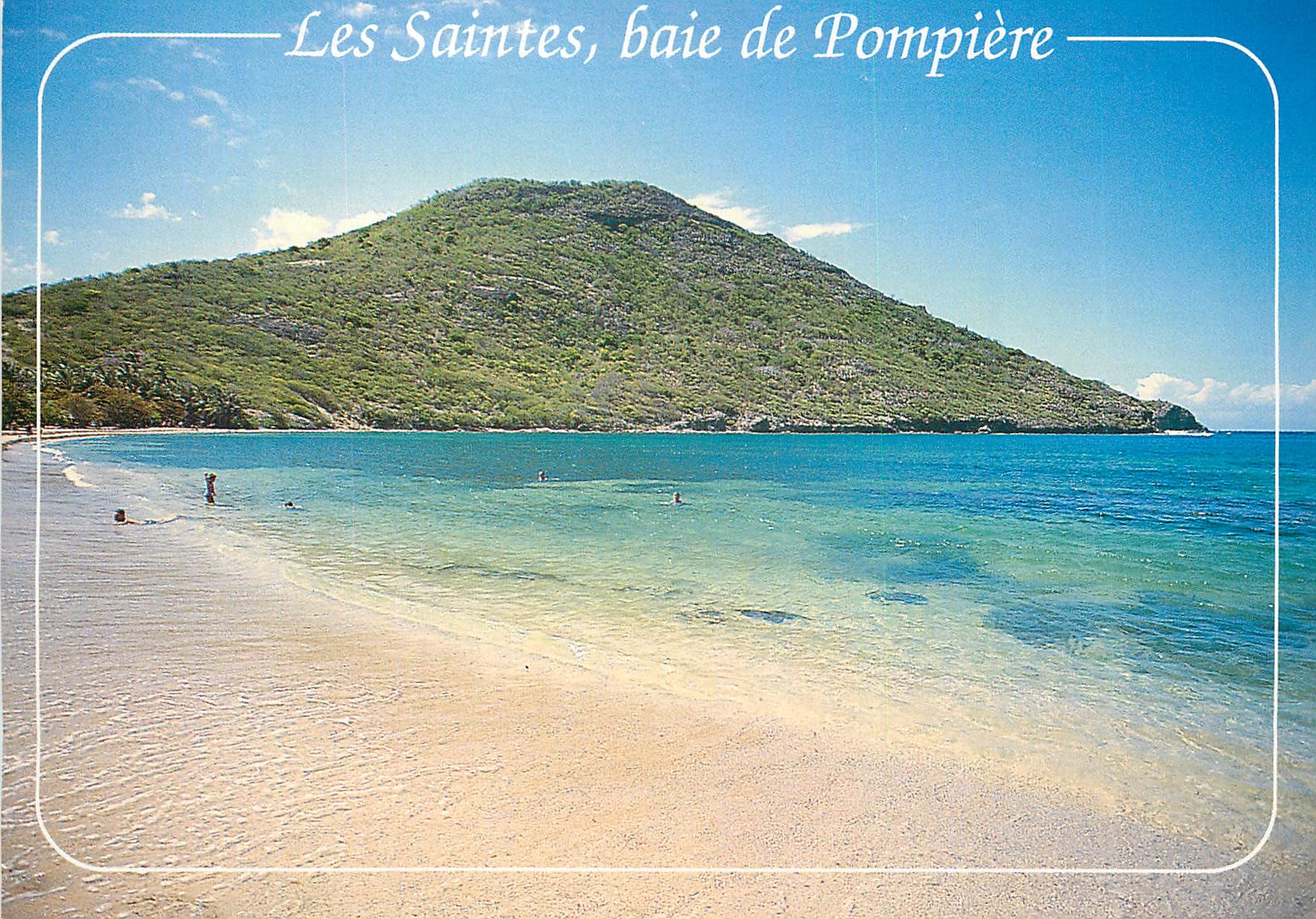 CPM Les Saintes baie de Pompiere Guadeloupe Les Saintes Terre du Haut La baie de Pompiere