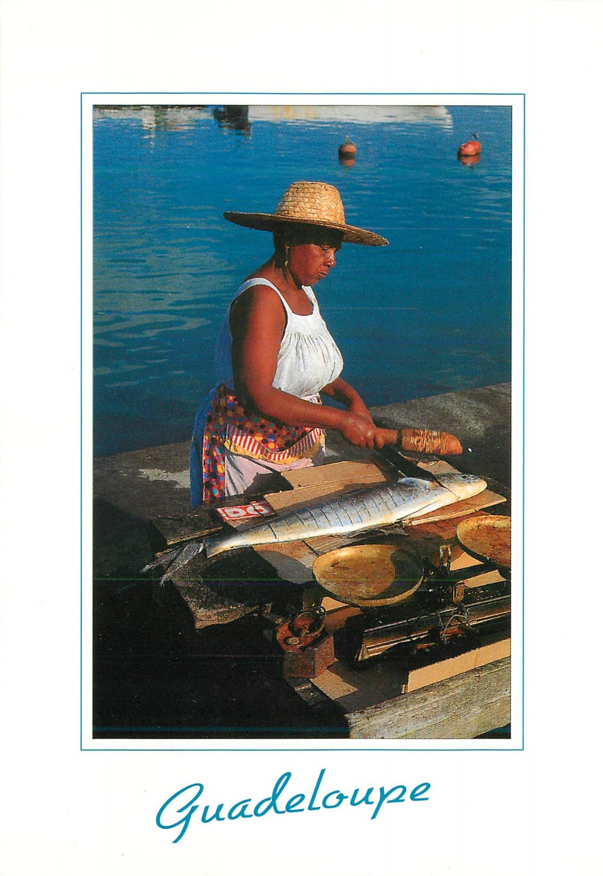 Femme pêcheuse — Guadeloupe — Éditions Ebrayat