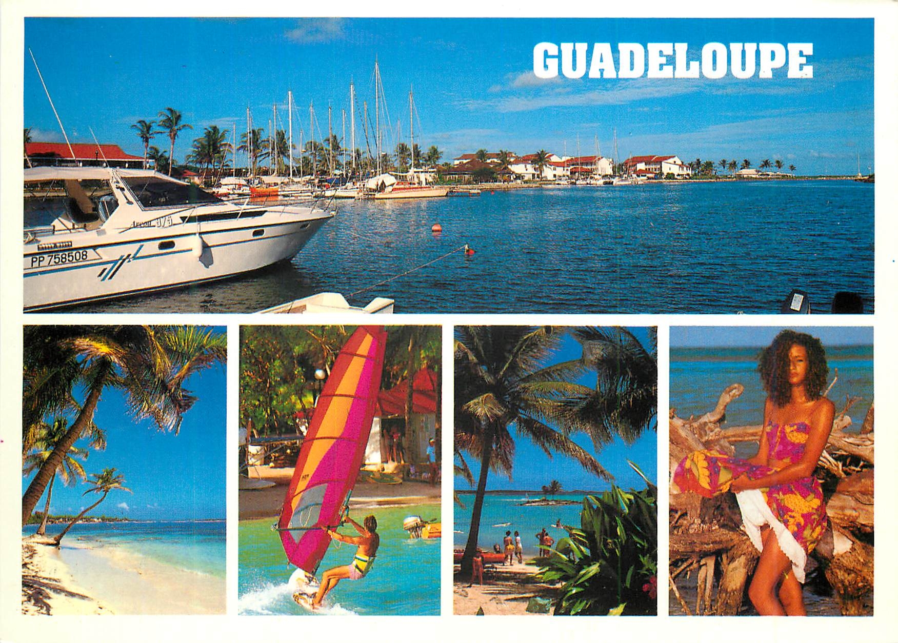 CPM Guadeloupe La Marina de St Francois Plages de St Francois