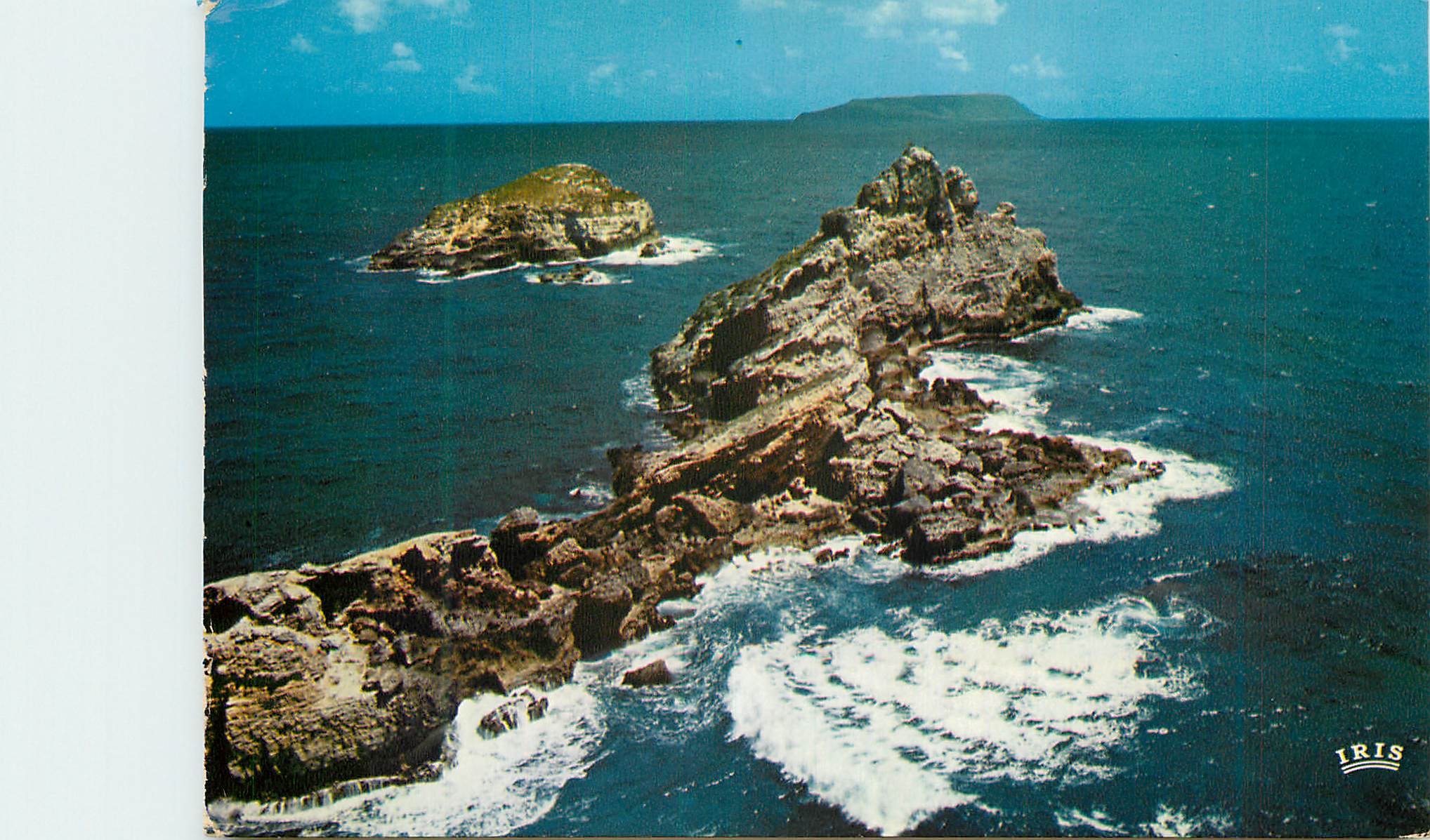 CPM Guadeloupe La Pointe des Chateaux Au lain l Ile la Desirade
