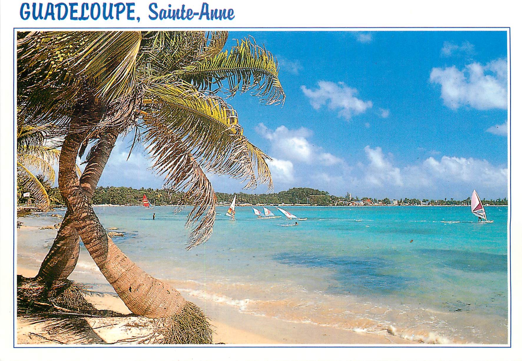 CPM Guadeloupe Sainte Anne Plage de la Caravelle