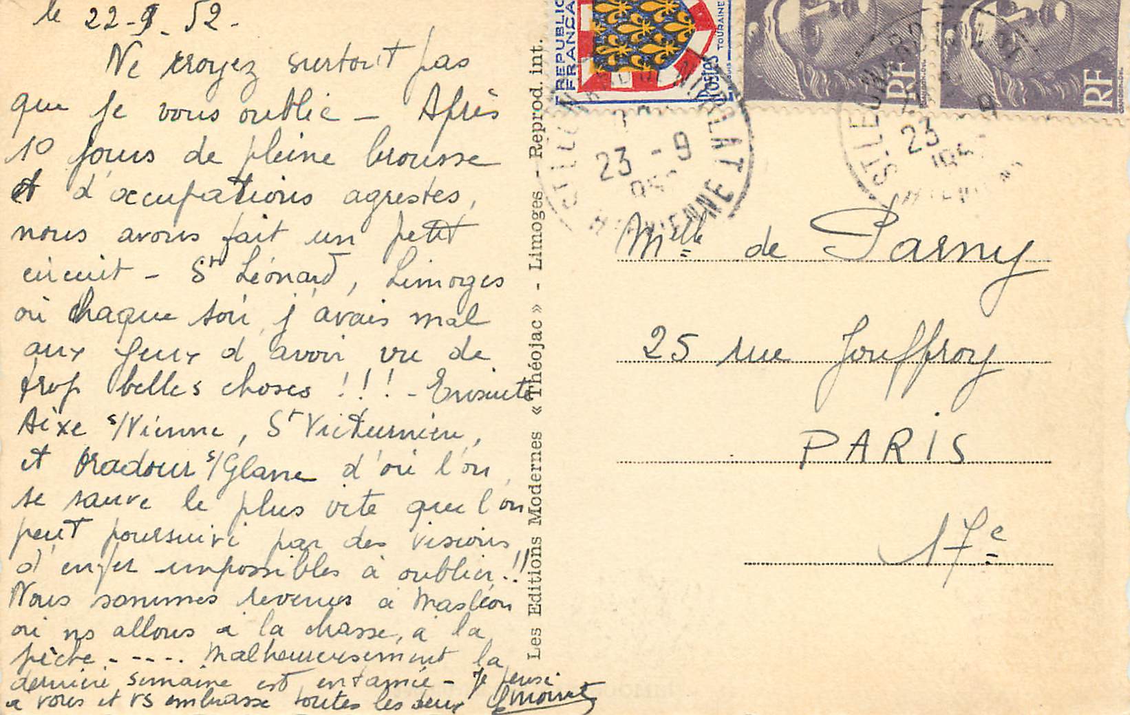 Limousines en Barbichet — 41. — Éditions Modernes — Reverso