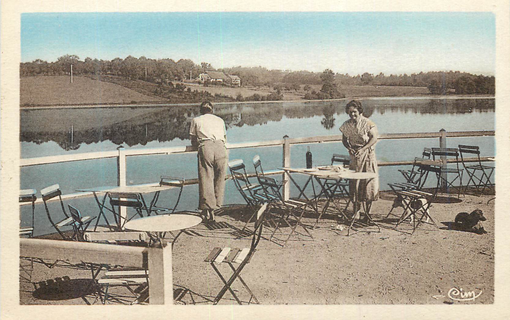 CPA Station estivale de Forgeneo pres Meuzac Hte Vienne