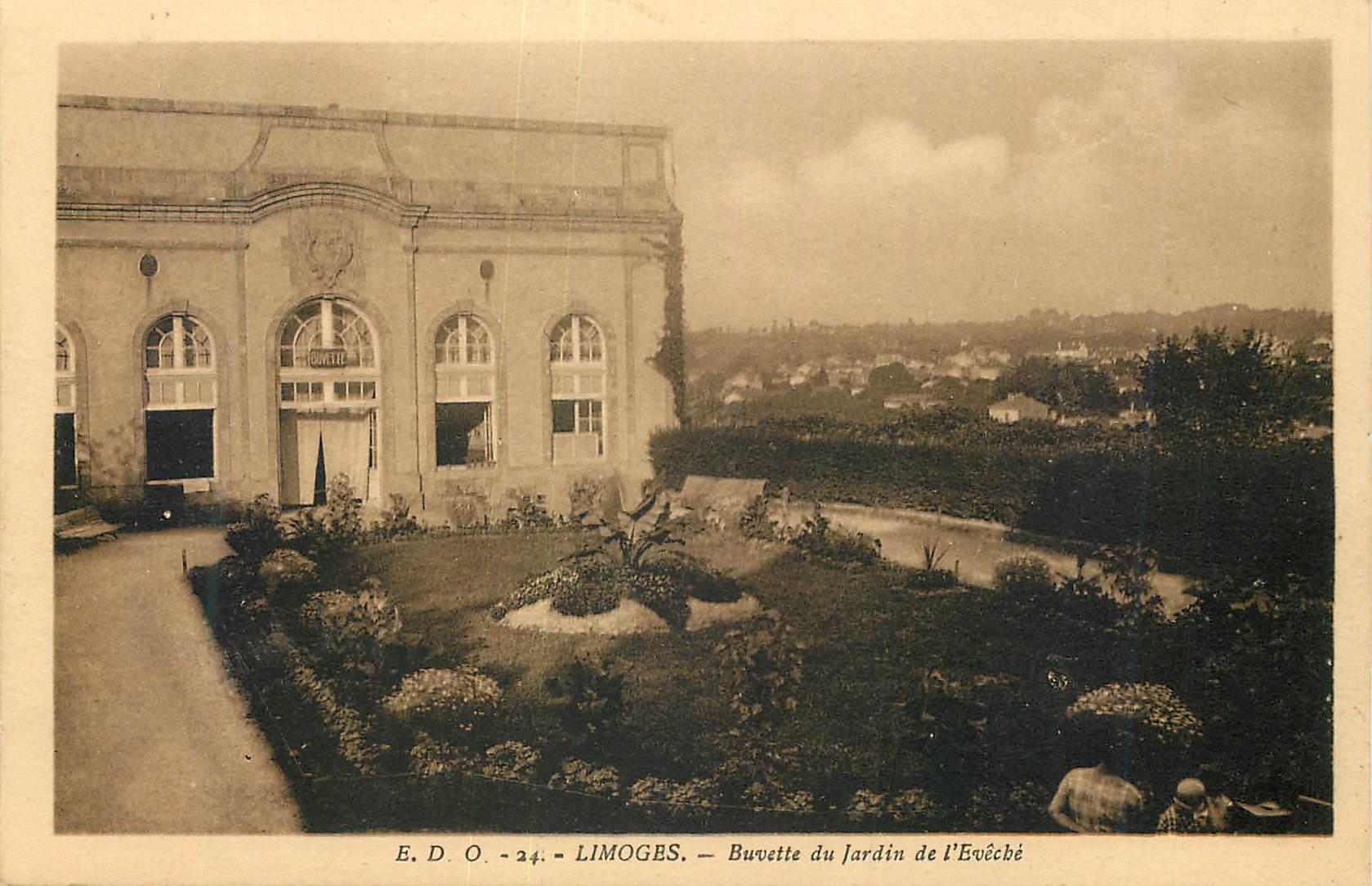 CPA Limoges Buvette du Jardin de l Eveche
