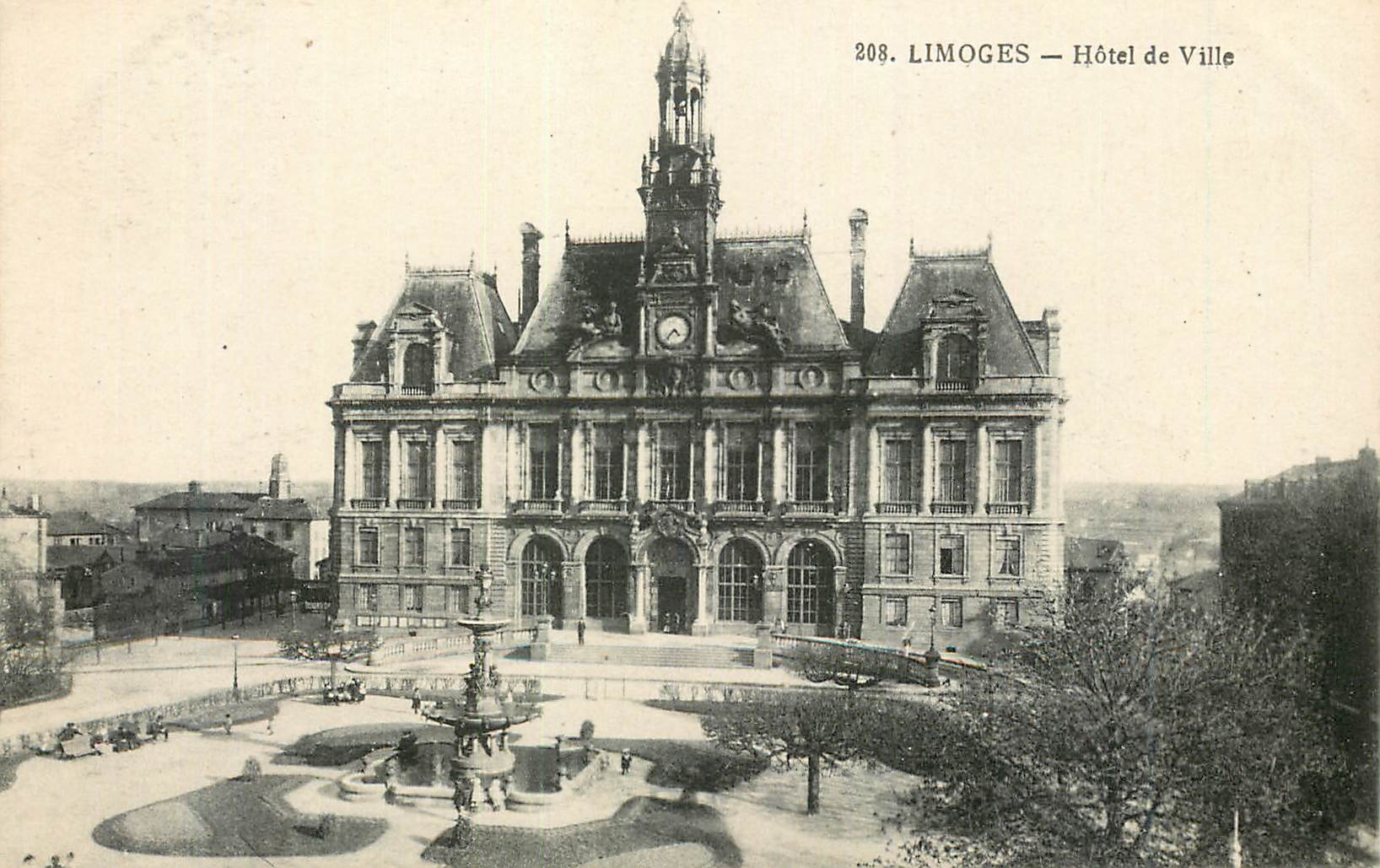 CPA Limoges Hotel de Ville