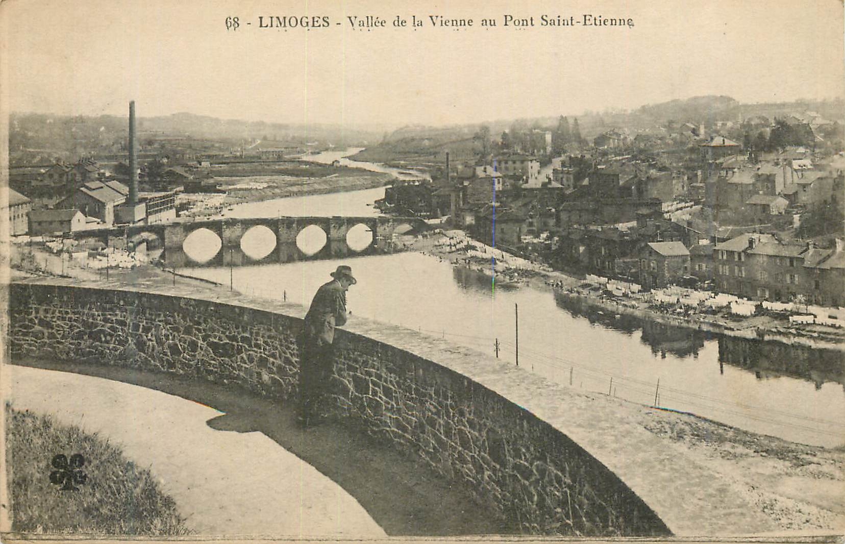 CPA Limoges Vallee de la Vienne ay Pont Saint Etienne