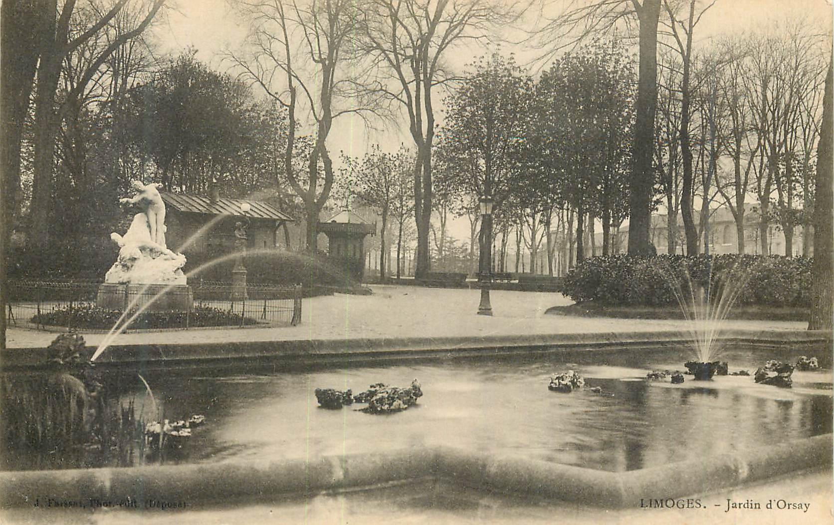 CPA Limoges Jardin d Orsay