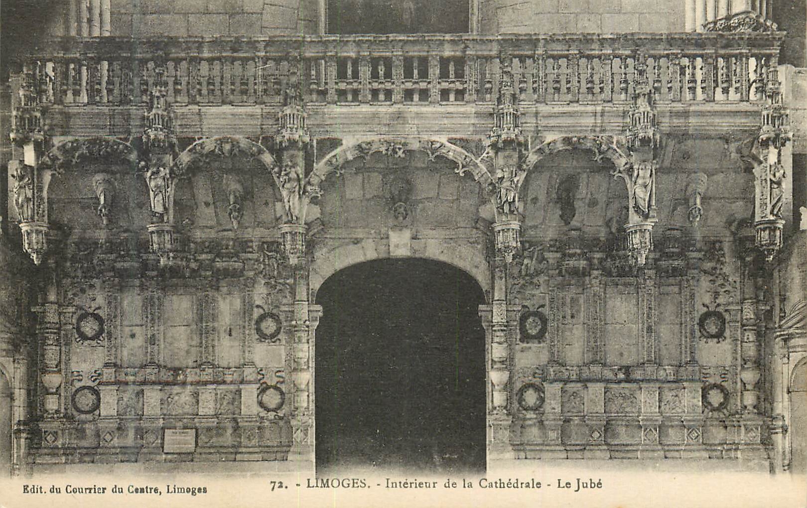 CPA Limoges Interieur de la Cathedrale Le Jube