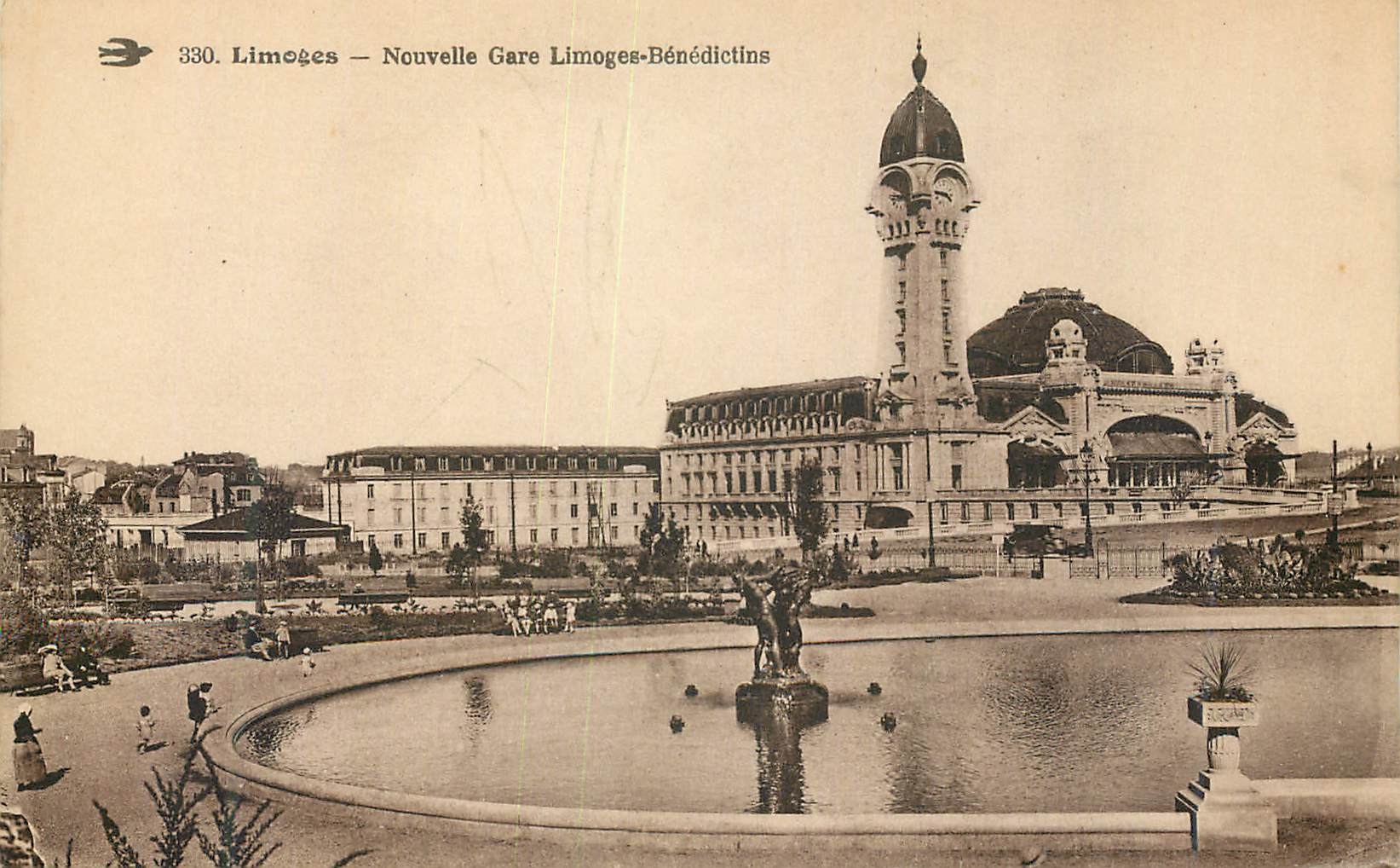 CPA Limoges Nouvelle Gare Limoges Benedictine
