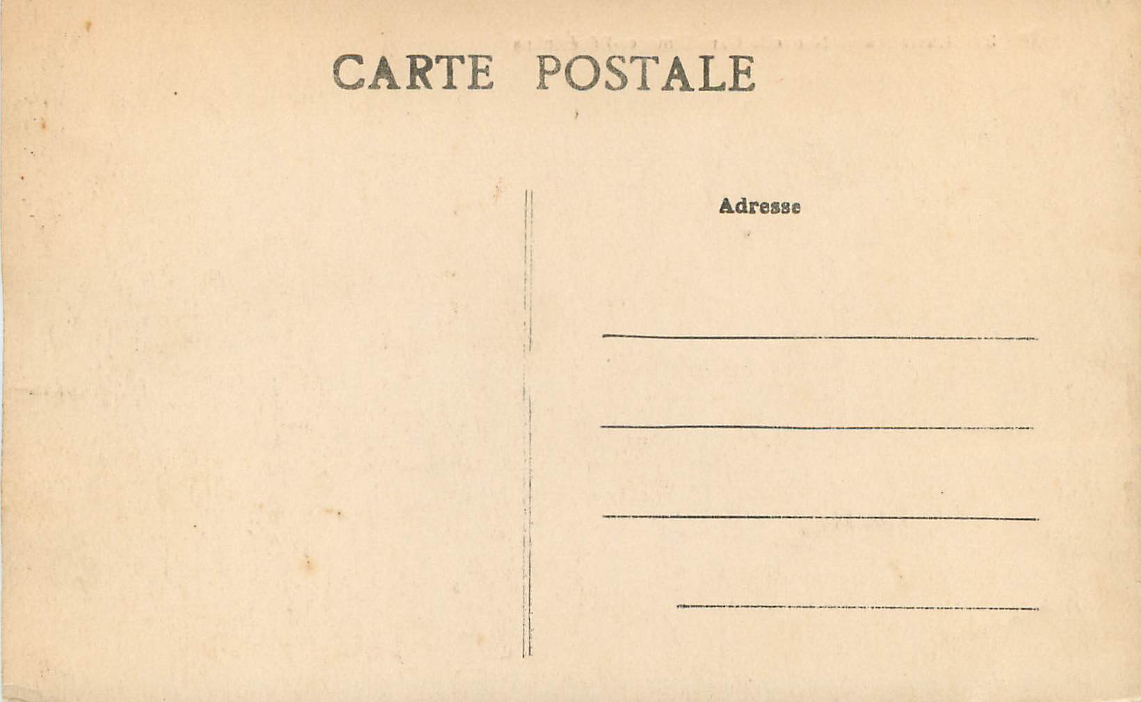 CPA Limoges Nouvelle Gare Limoges Benedictine — Rückseite