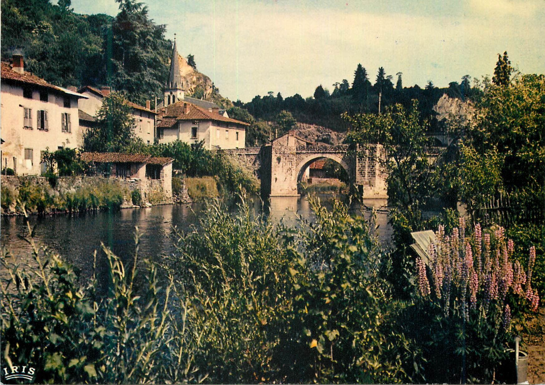 CPM La Haute Vienne Pittoresque Saint Leonard Sur la Vienne le pont de Noblat construit au xviii e siecle