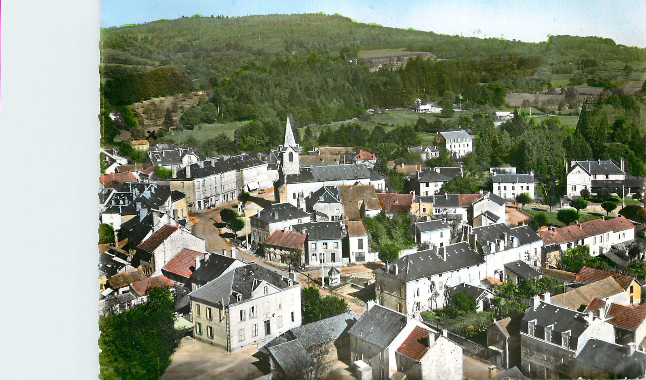 CPM Avion Au Dessus de La Jonchere Haute Vienne Vue Generale