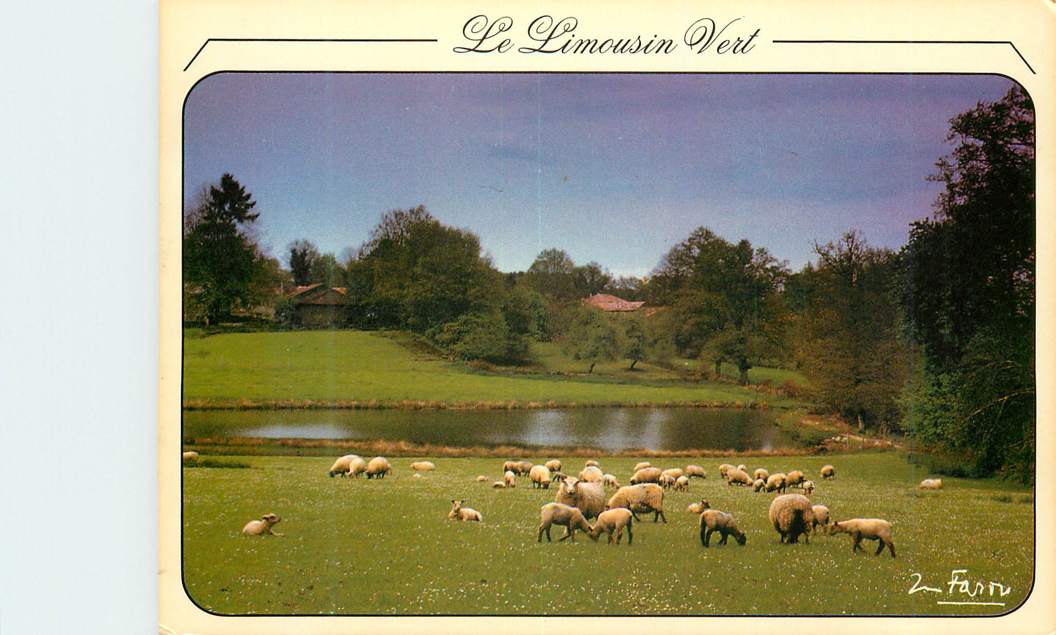 CPM Le Limousin Vert Antique paysage du Limousin