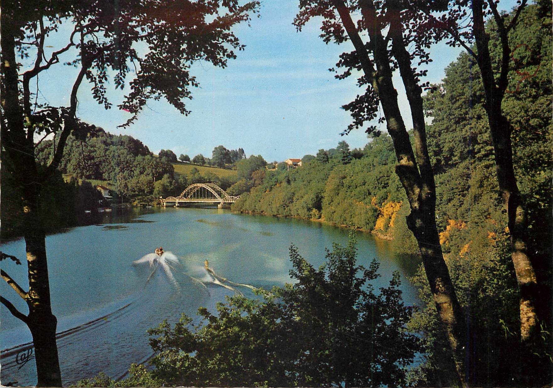 Ski nautique en rivière — PP 1534 — Éditeur Ektacap, collection Farou