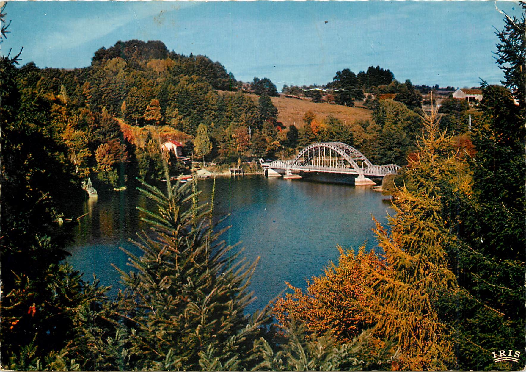 CPM Le Limousin Pittoresque Le Pont du Dognon Vue du Chalet du Lac