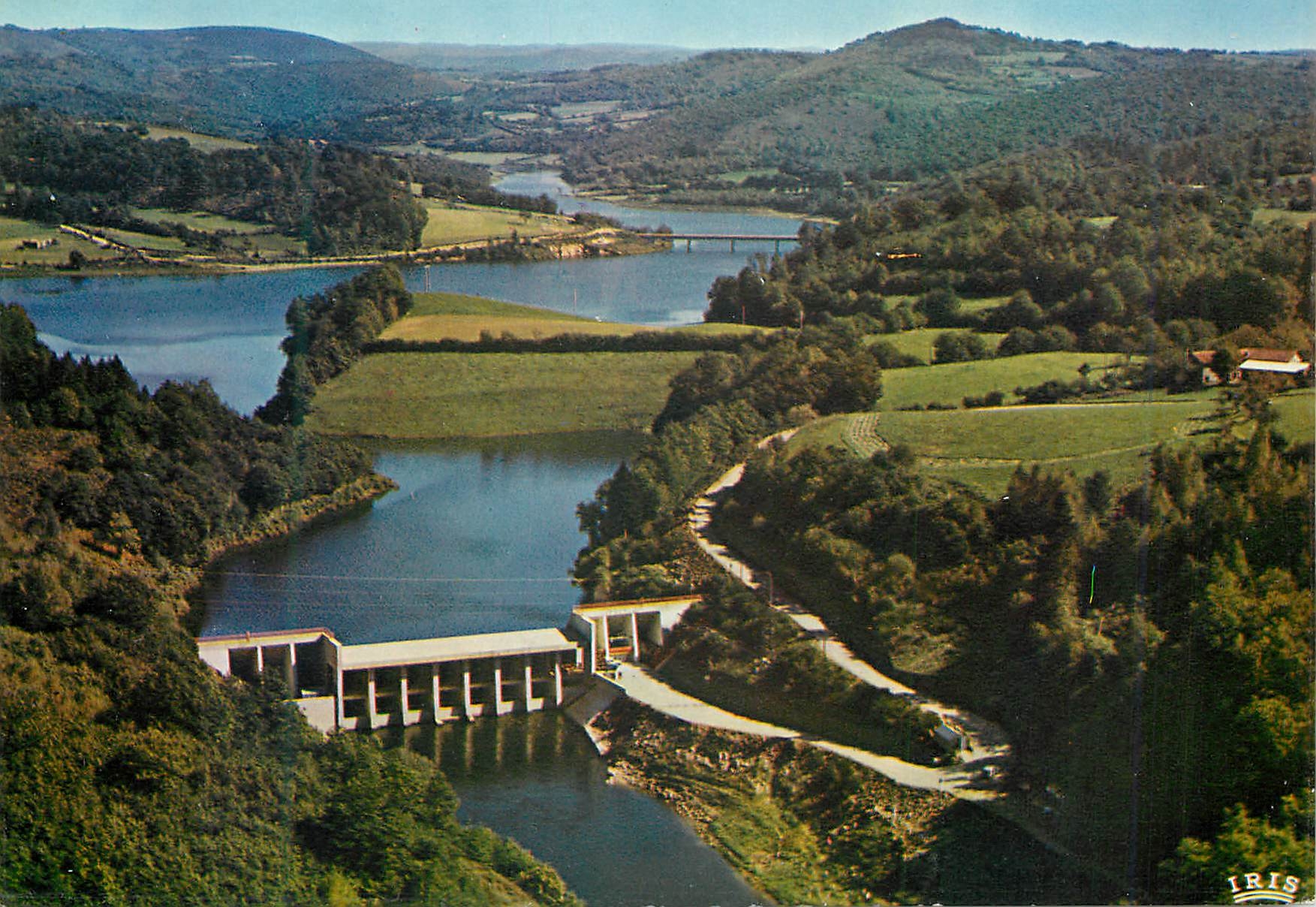 CPM Le Limousin Touristique Route des Monts et Barrages le Barrage de Bujaleuf dit de Maulde