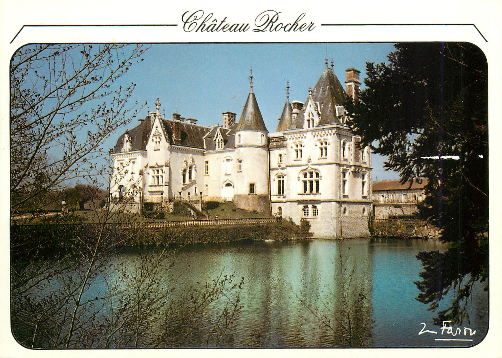 CPM Chateau Rocher St Mathieu Hte Vienne Chateau Rocher construit vers le xv siecle restoure par la suite