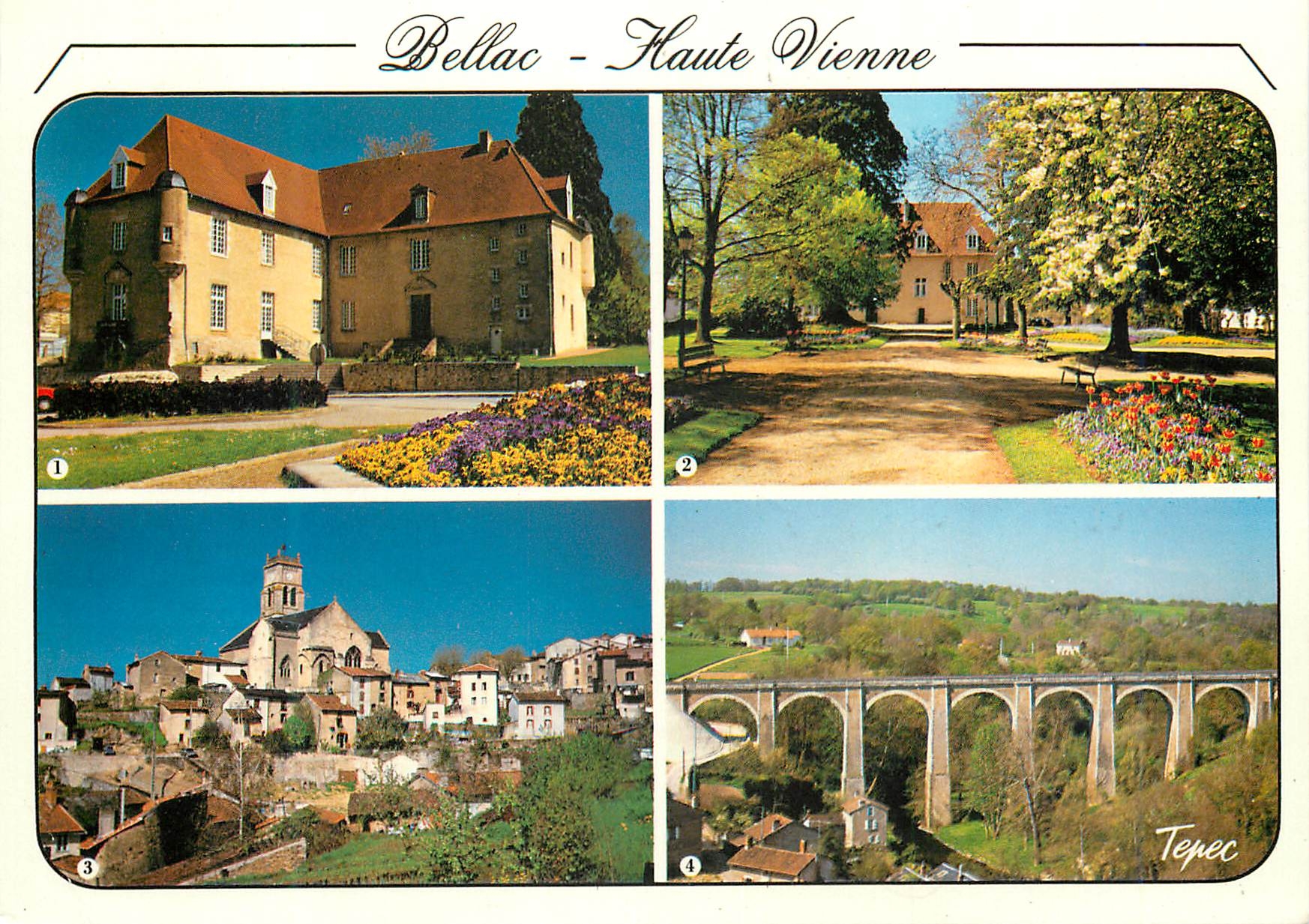 CPM Bellac Haute Vienne Pays des Bellachons