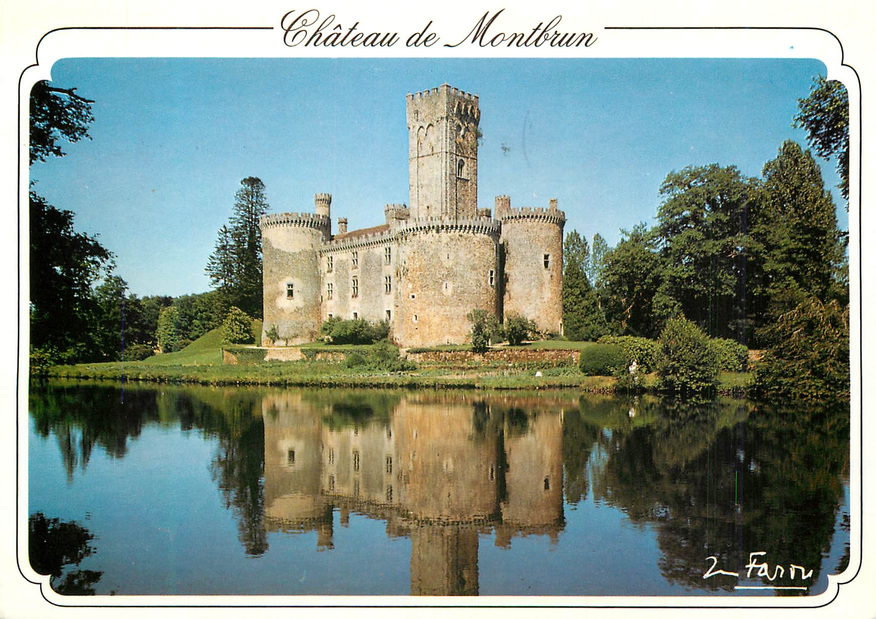 CPM Chateau de Montbrun Haute Vienne xii et xv siecles