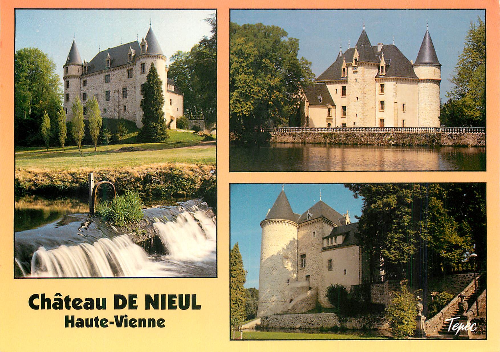 CPM Chateau de Nieul Haute Vienne Chateau du xv siecle