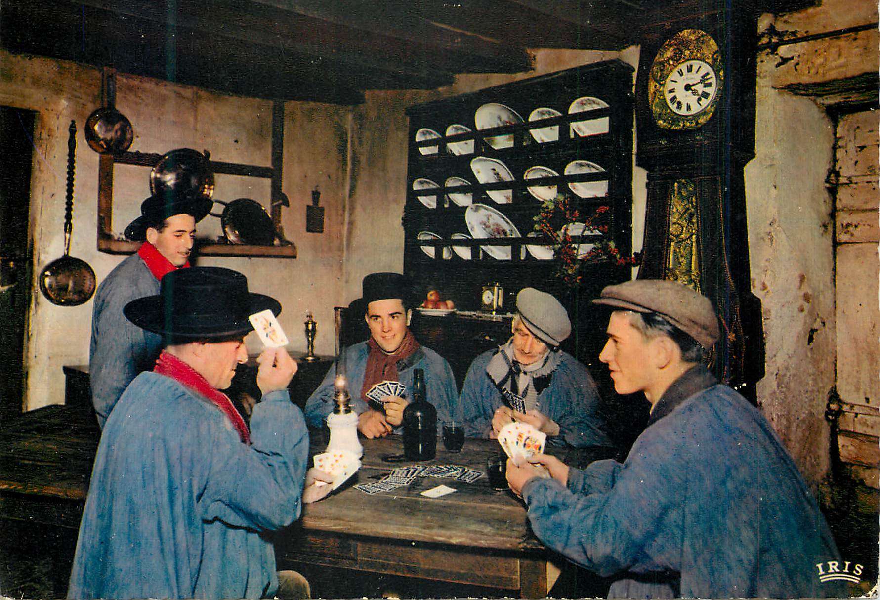 Jeux de cartes dans un cabaret — Limousin — Éditions Tholojac