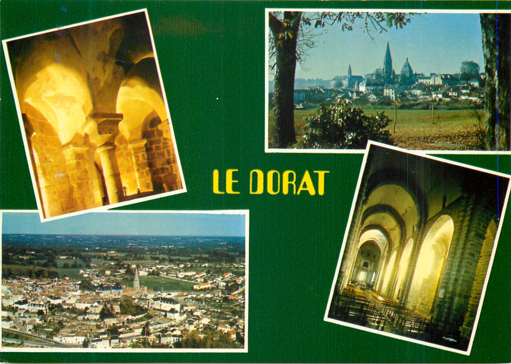 CPM La Basse Marche Le Dorat Haute Vienne Vue Generale La Collegiate