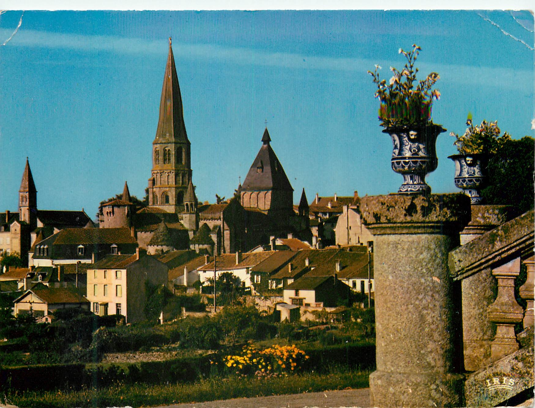 CPM Le Dorat Vue Generale et la collegiale