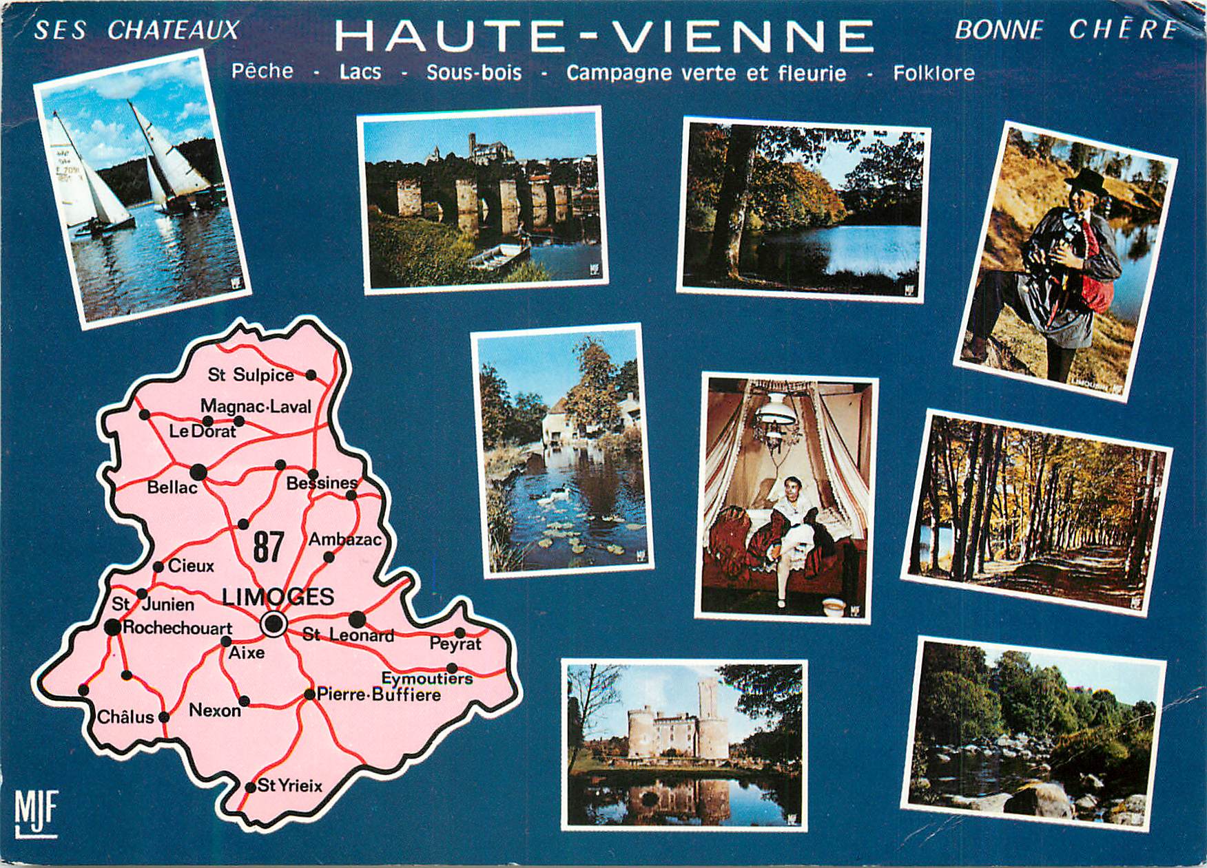 CPM Ses Cheteaux Haute Vienne Bonne Chere Peche