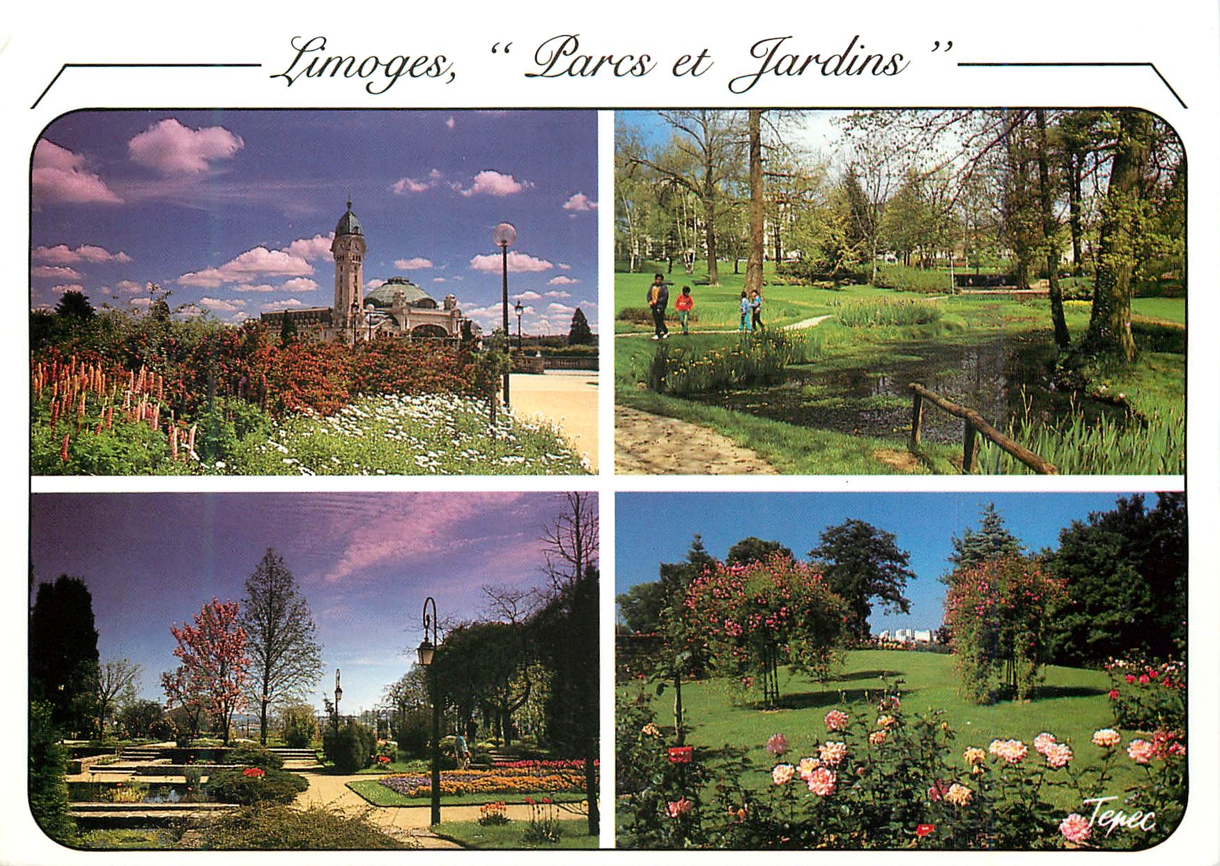 CPM Limoges Haute Vienne Parcs et Jardins