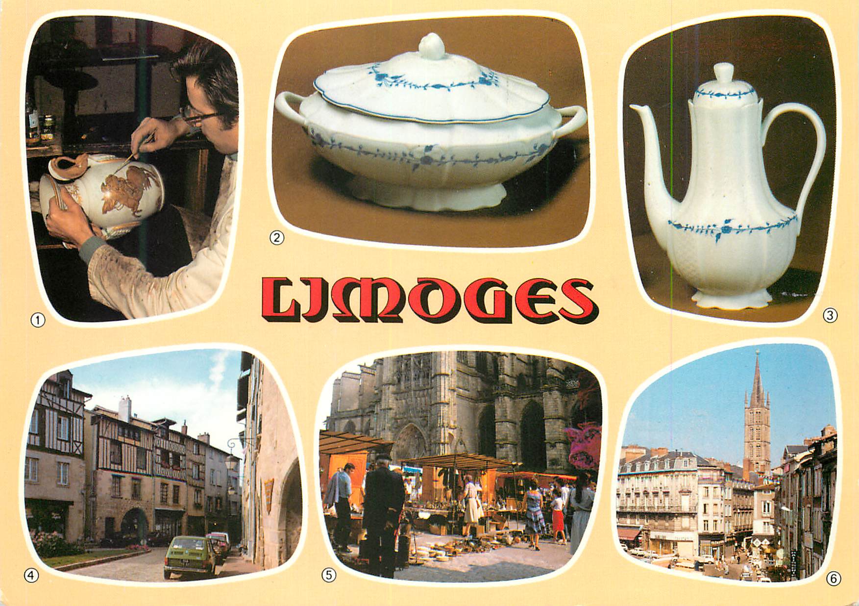 CPM Limoges Hte Vienne Capitale de renommee mondiale pour sa porcelaine