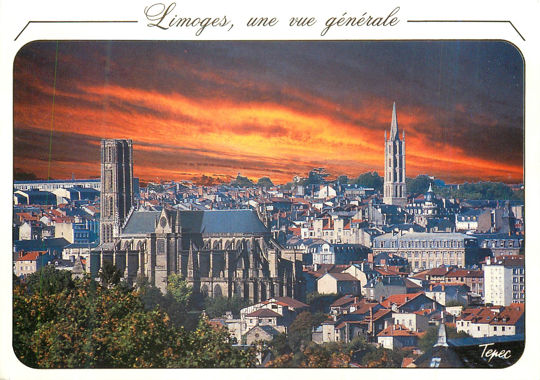 Limoges, une vue générale — Tepec, série 87 L 2 (86)