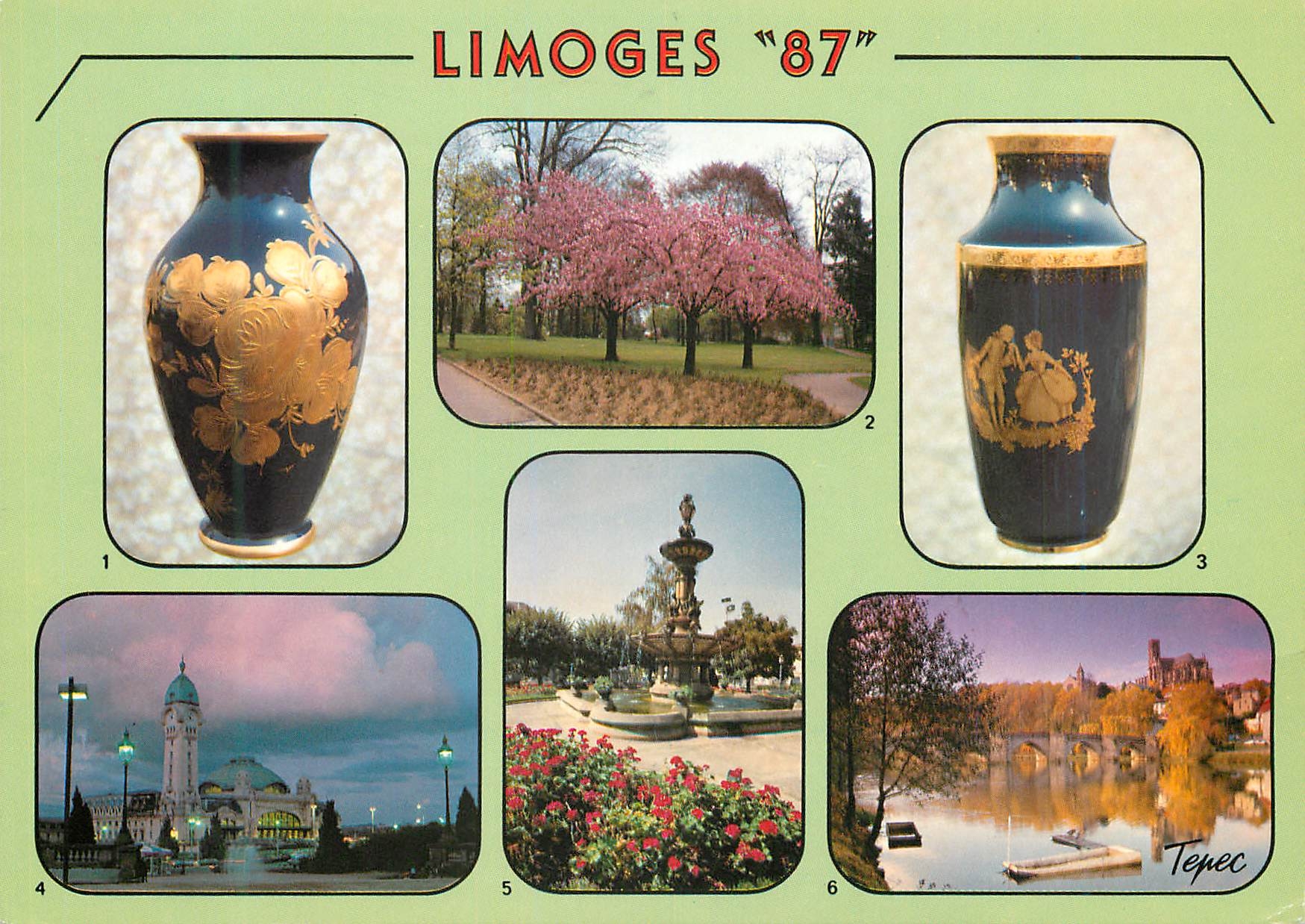 CPM Limoges Capitale mondiale de la Porcelaine