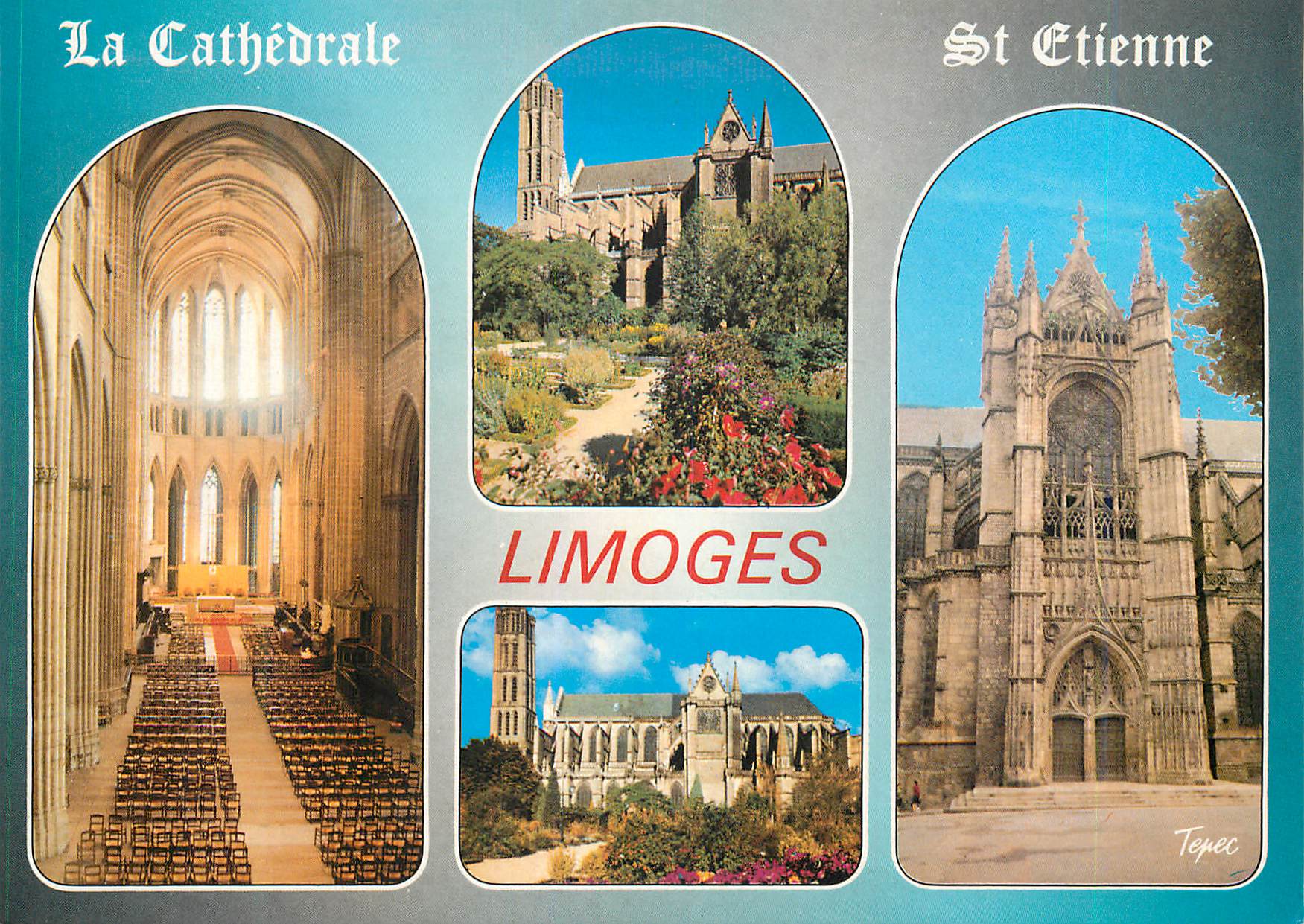 CPM Limoges Haute Vienne La cathedrale St Etienne xiii siecle