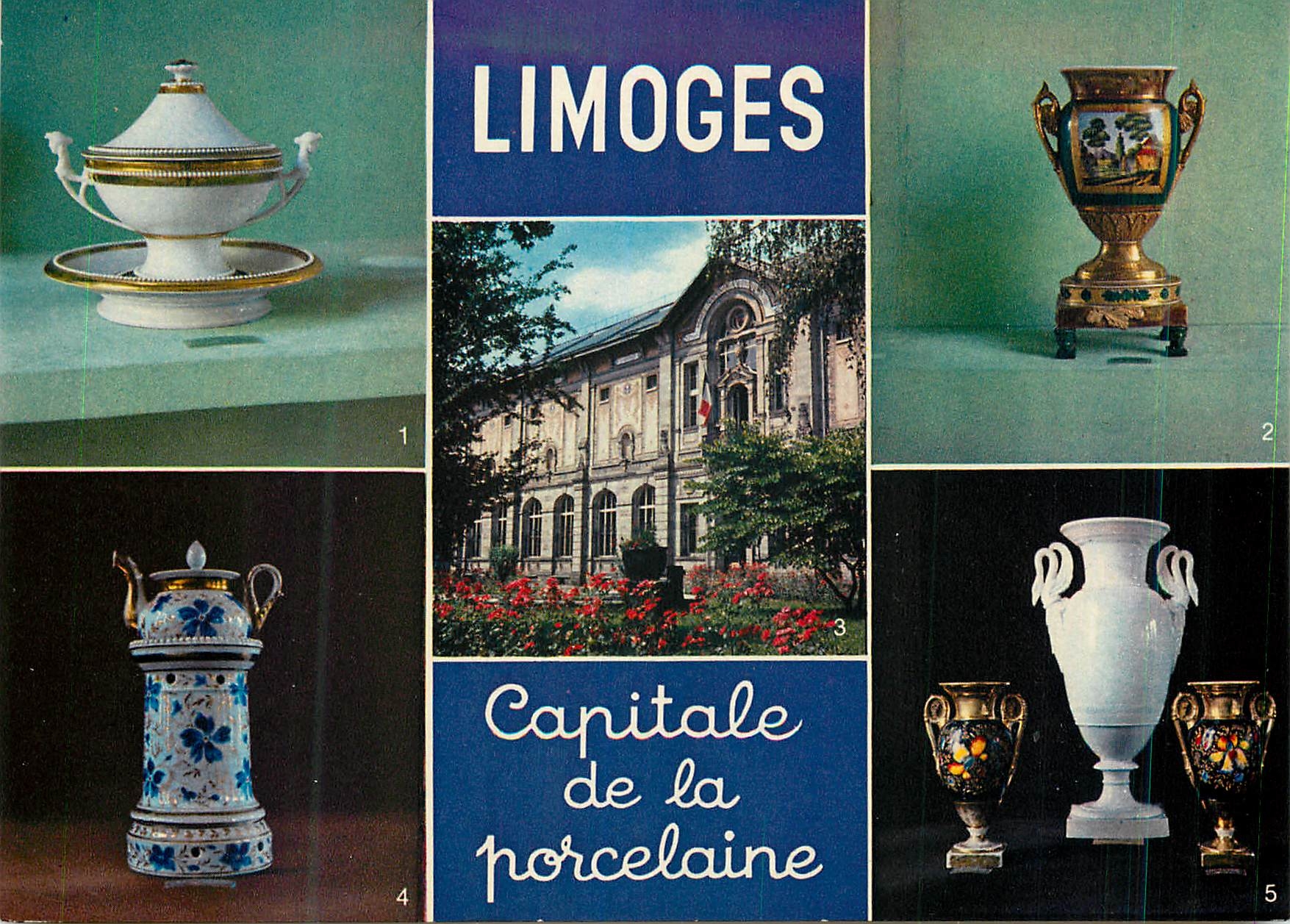 CPM Limoges Haute Vienne Musee National Adrien Dubouche Limoges Capitale de la porcelaine