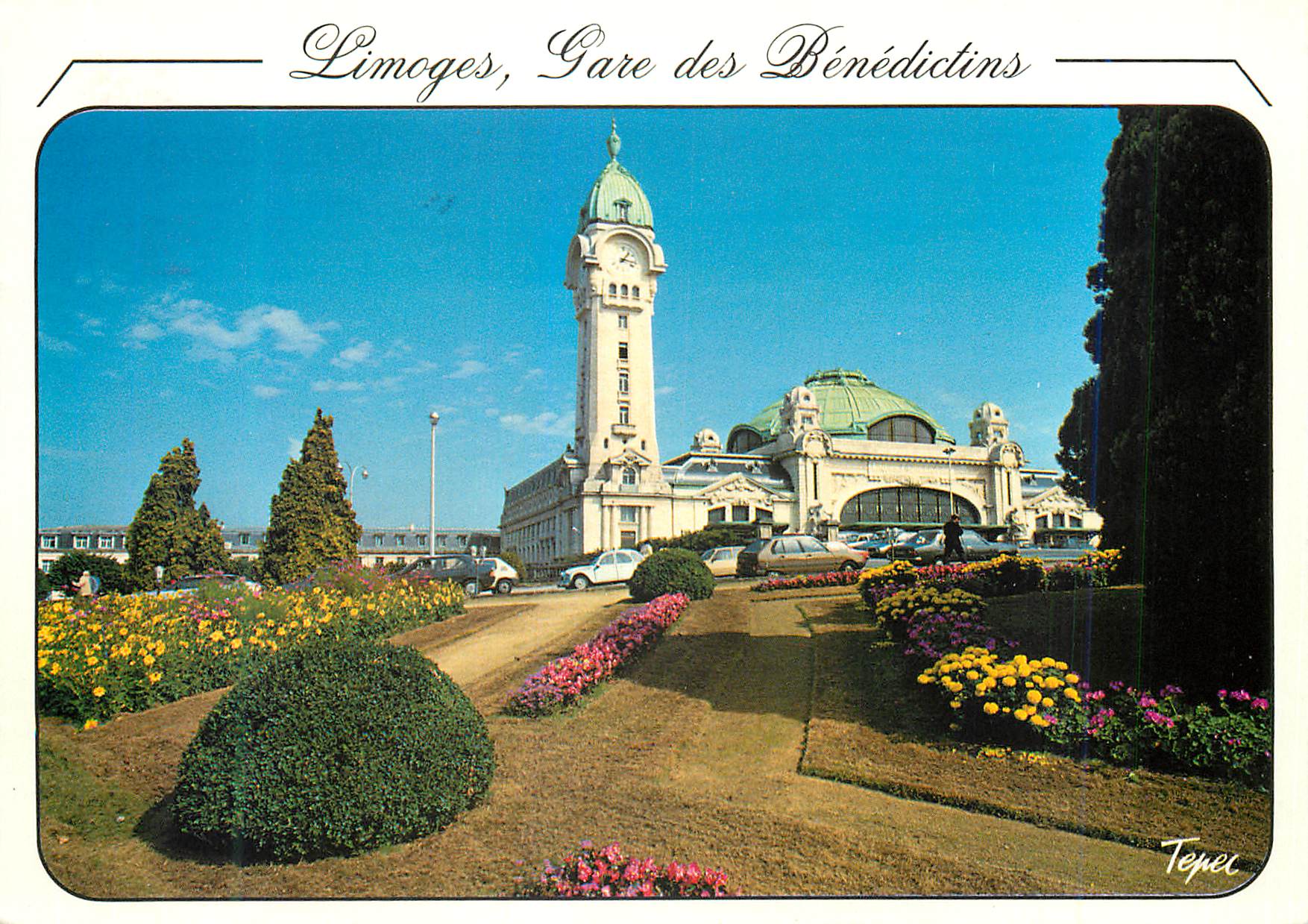 CPM Limoges Hte Vienne Une des plus belles gares de France Limoges Gare des Benedictins