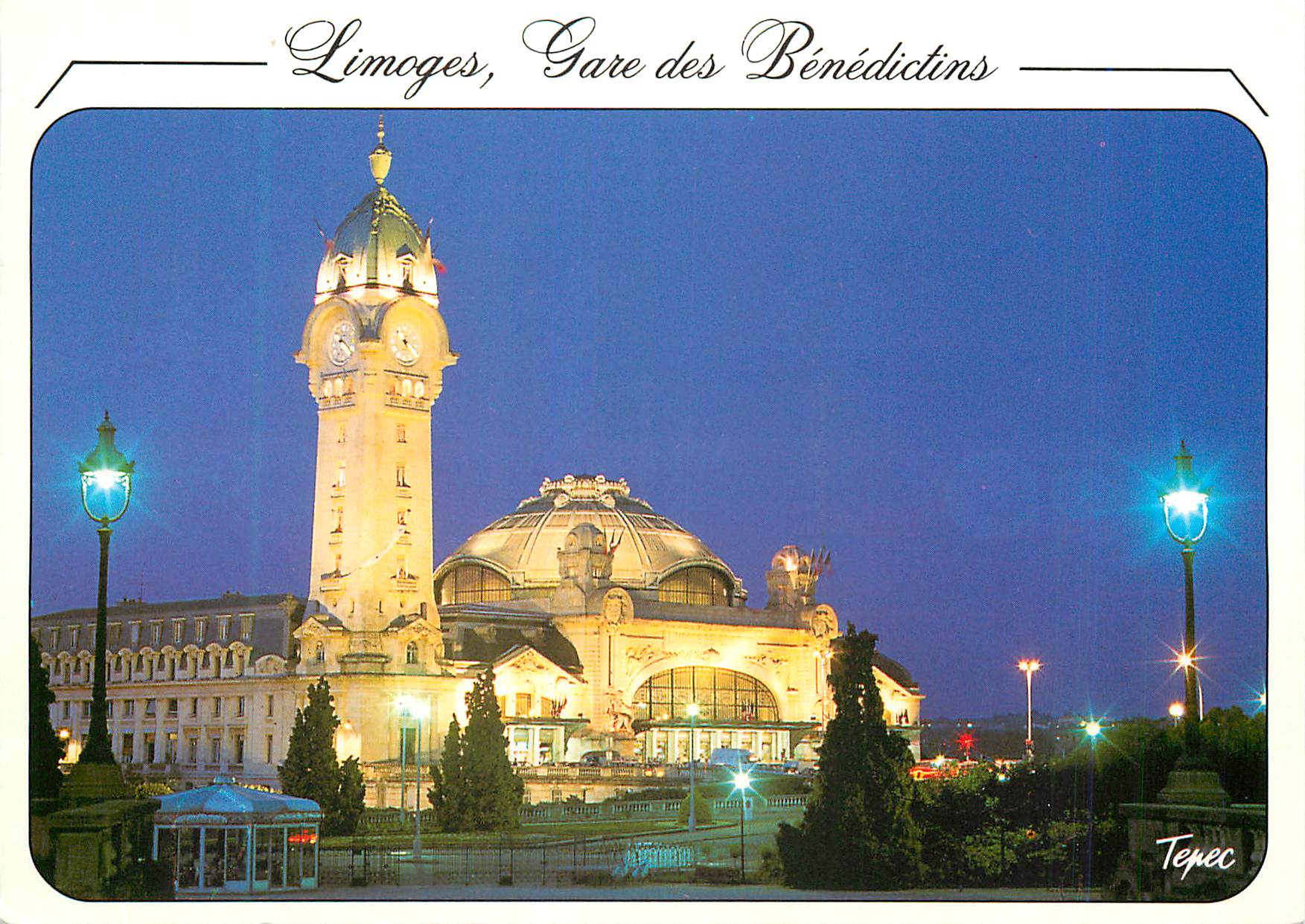 CPM Limoges La Gare des Benedictins