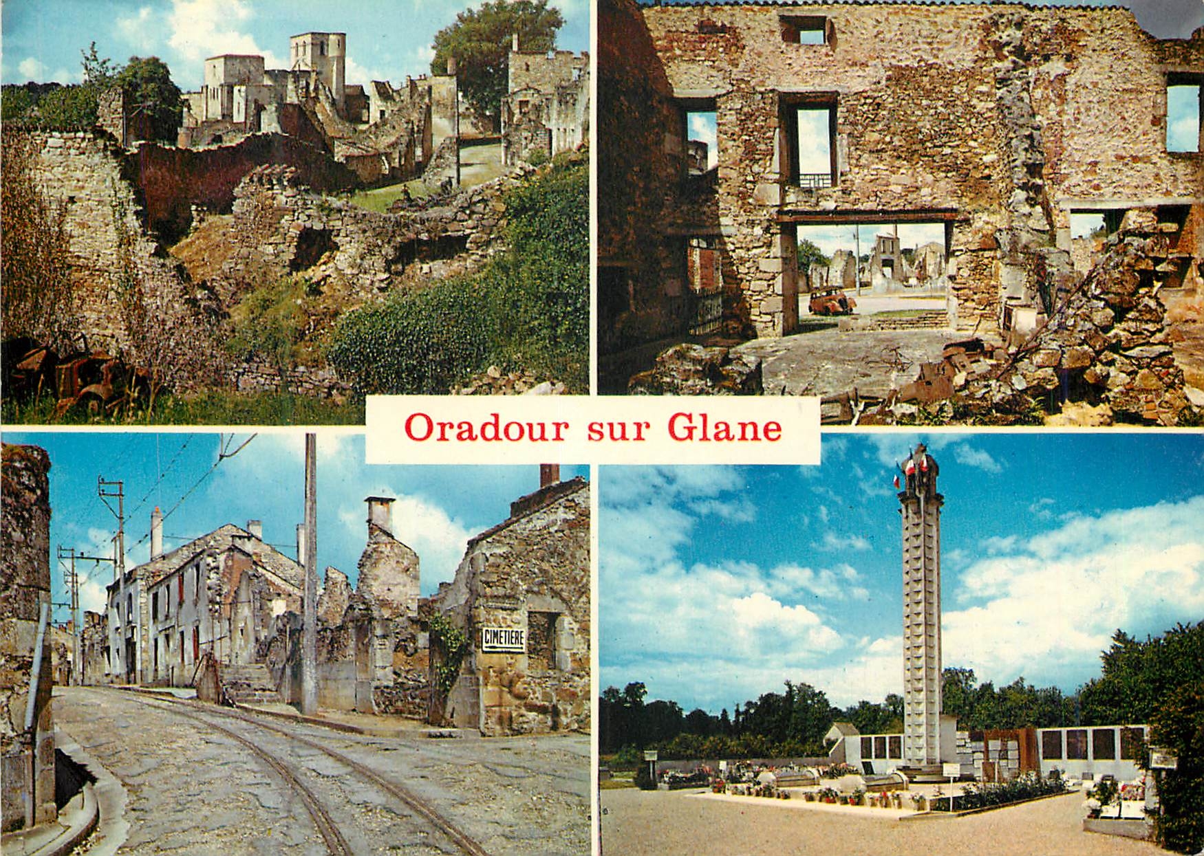 Oradour-sur-Glane — Cité martyre — Éditions Archives - PARIS, n° 871-18