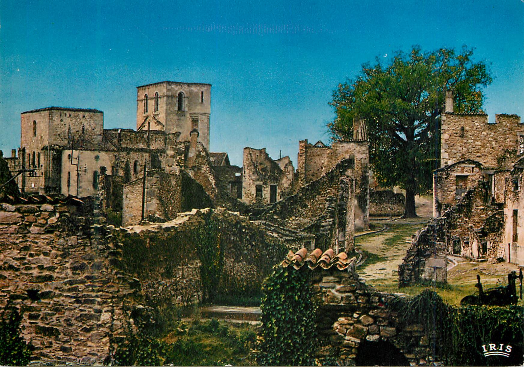 CPM Oradour sur Glane Haute Vienne Cite Martyre 10 Juin 1944 Vue generale Militaria