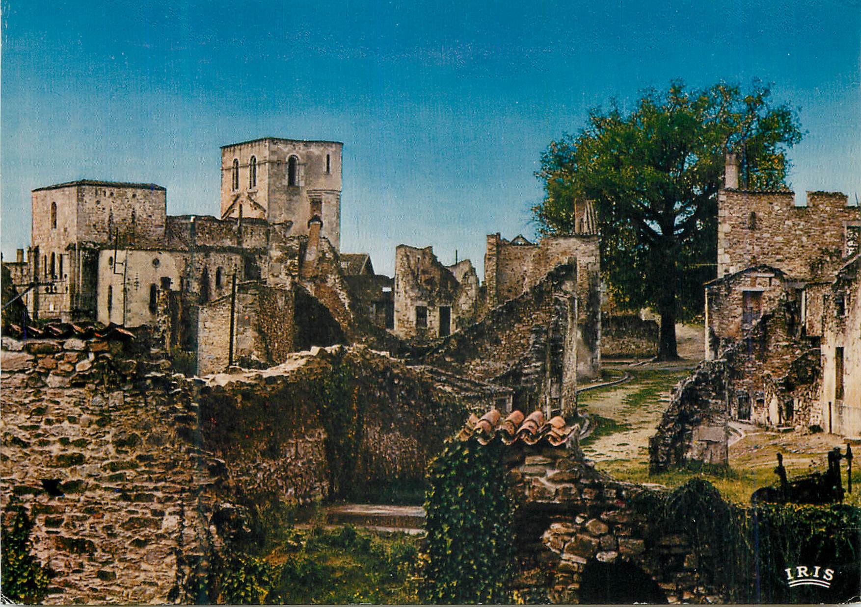 CPM Oradour sur Glane Haute Vienne Cite Martyre 10 Juin 1944 Vue generale Militaria