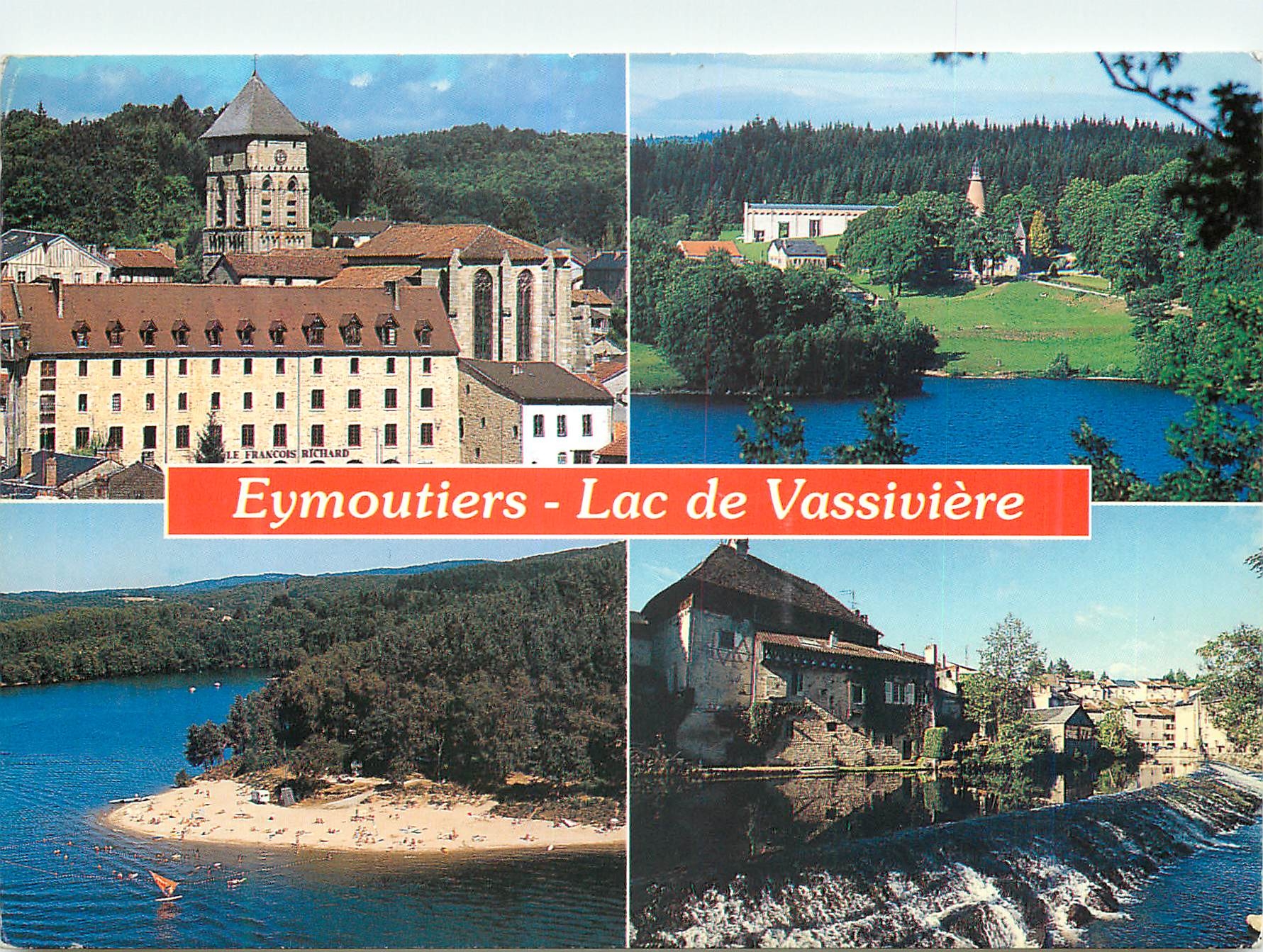 CPM Limousin Eymoutiers Haute Vienne Le couvent des Ursulines Sir l Ile de Vassiviere