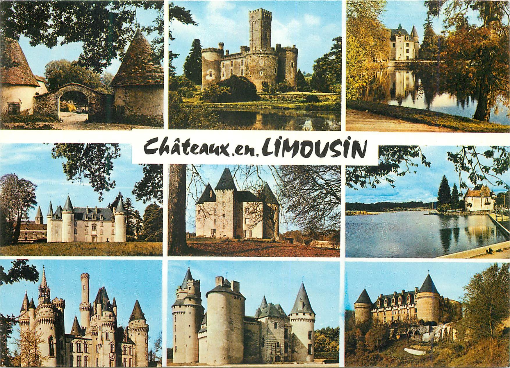 CPM Chateau en Limousin Images de France Chateaux en Limousin Brignac Montbrun Nieul Nexon Brie