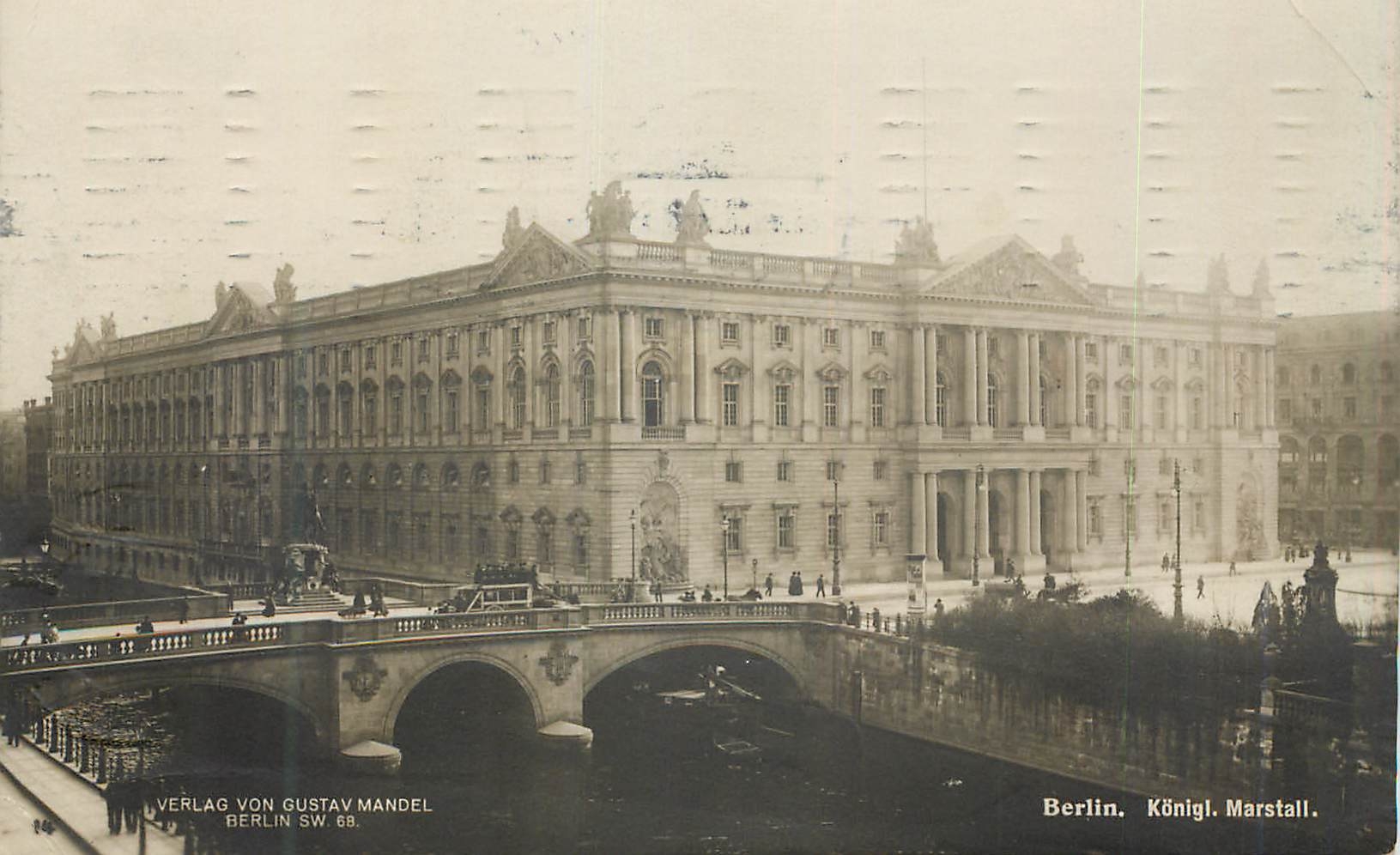 CPA Berlin Konigl Marstall Verlag von Gustav Mandell Berlin