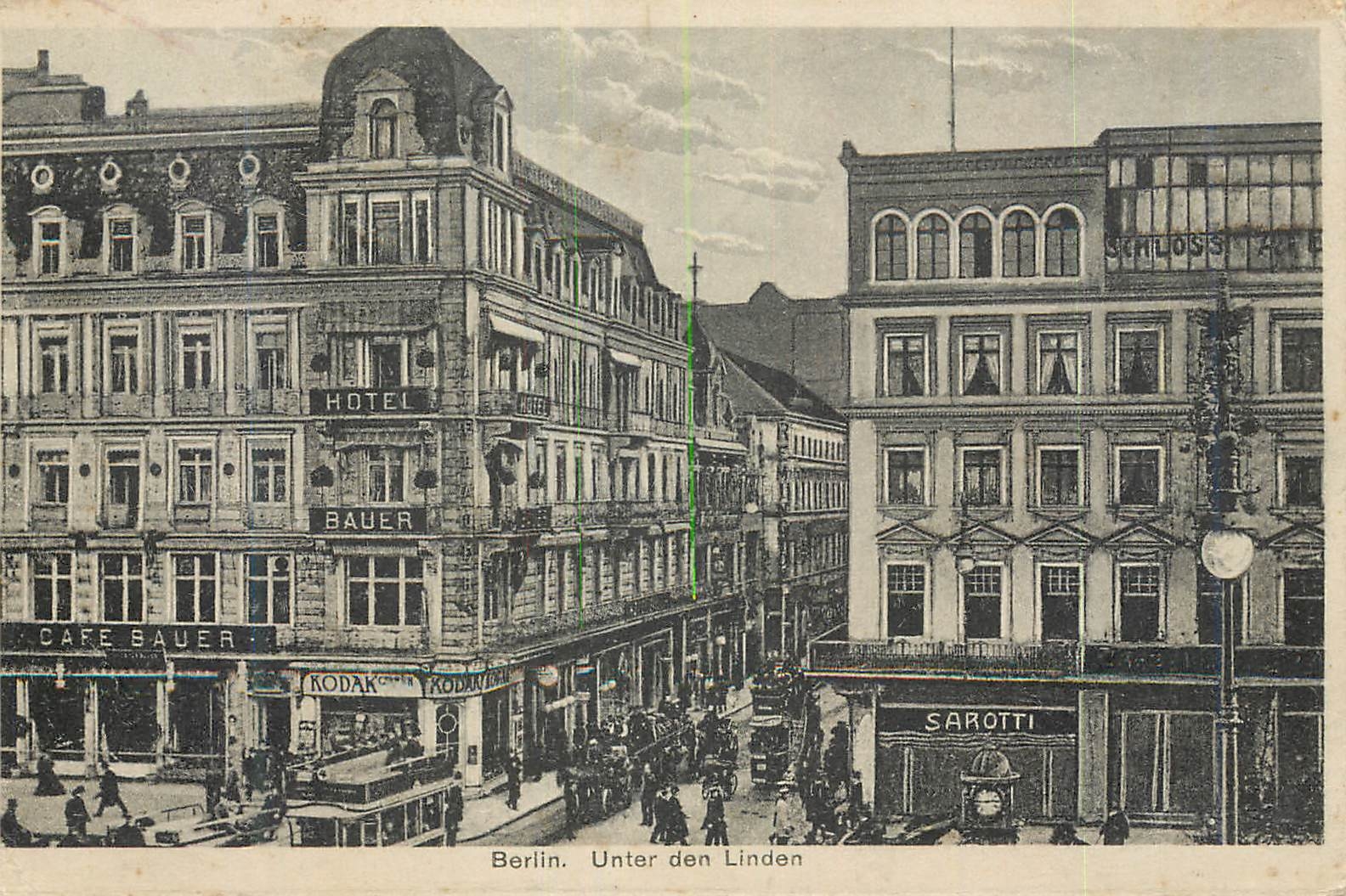 CPA Berlin Unter den Linden Sarotti