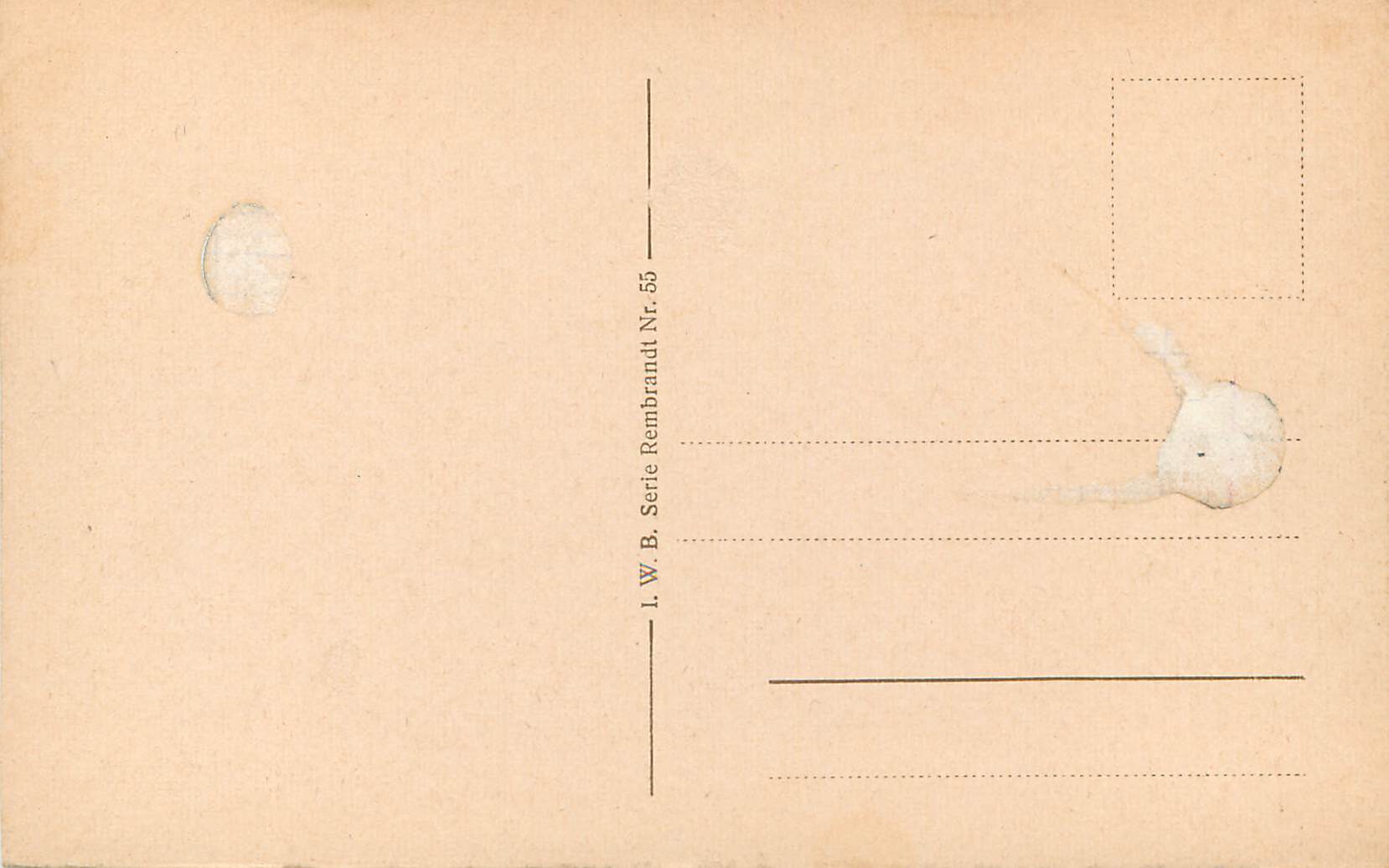 CPA Berlin Friedrichsbrucke National Galerie — Rückseite